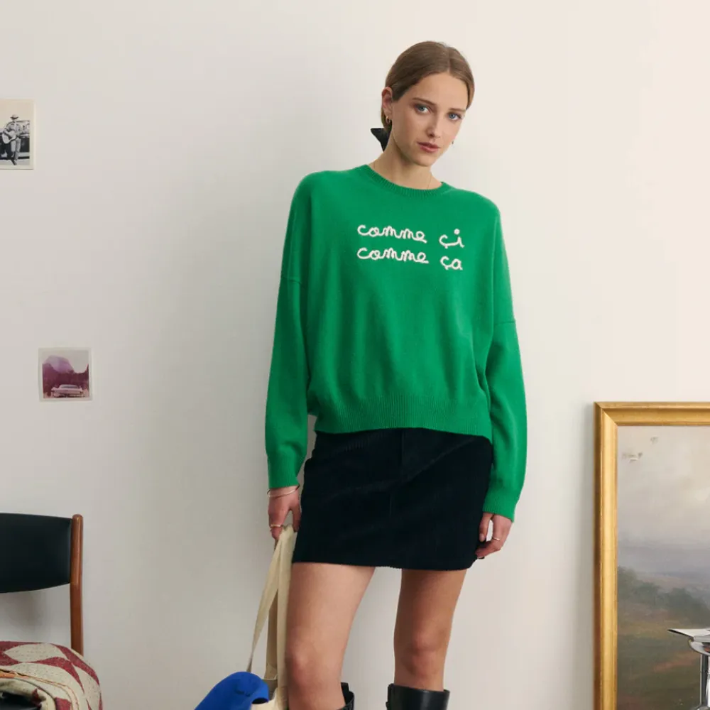 Maison Labiche Buzelin Comme Ci Sweater - Jalapeno