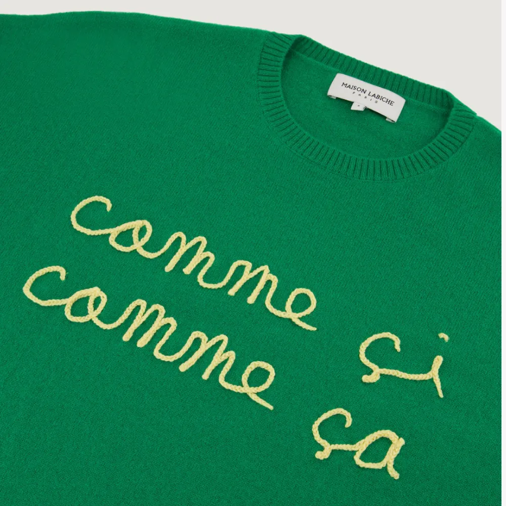 Maison Labiche Buzelin Comme Ci Sweater - Jalapeno