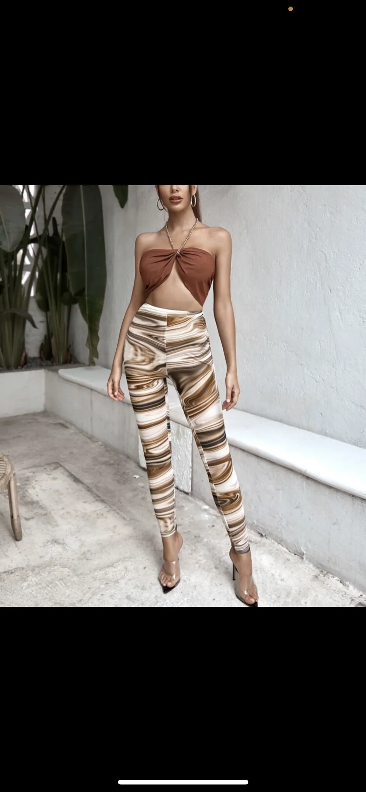 Marble Mesh Pants