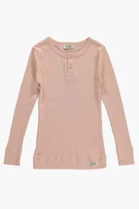 MarMar Copenhagen Ribbed Kids T-Shirt - Pink