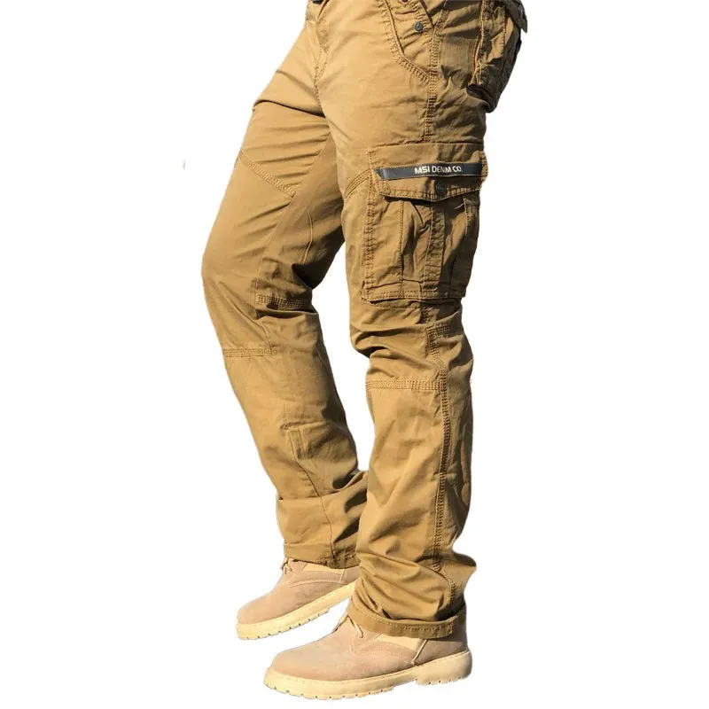 Men's Fashion Work Pants Outdoor Wear-resistant Mountaineering Trousers Work Clothes Street Fashion Cargo Pants