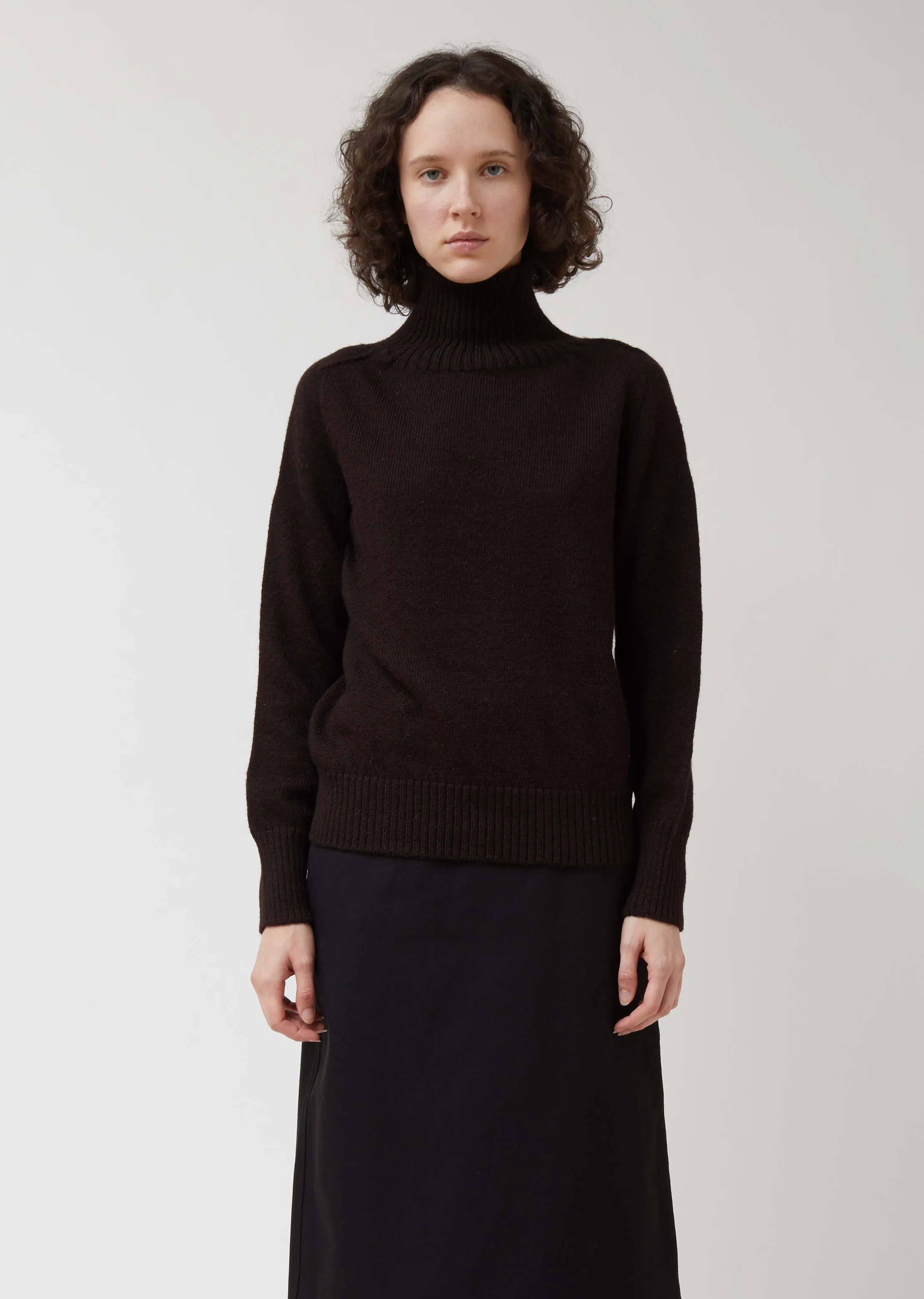 MHL Saddle Sleeve Roll Neck Sweater