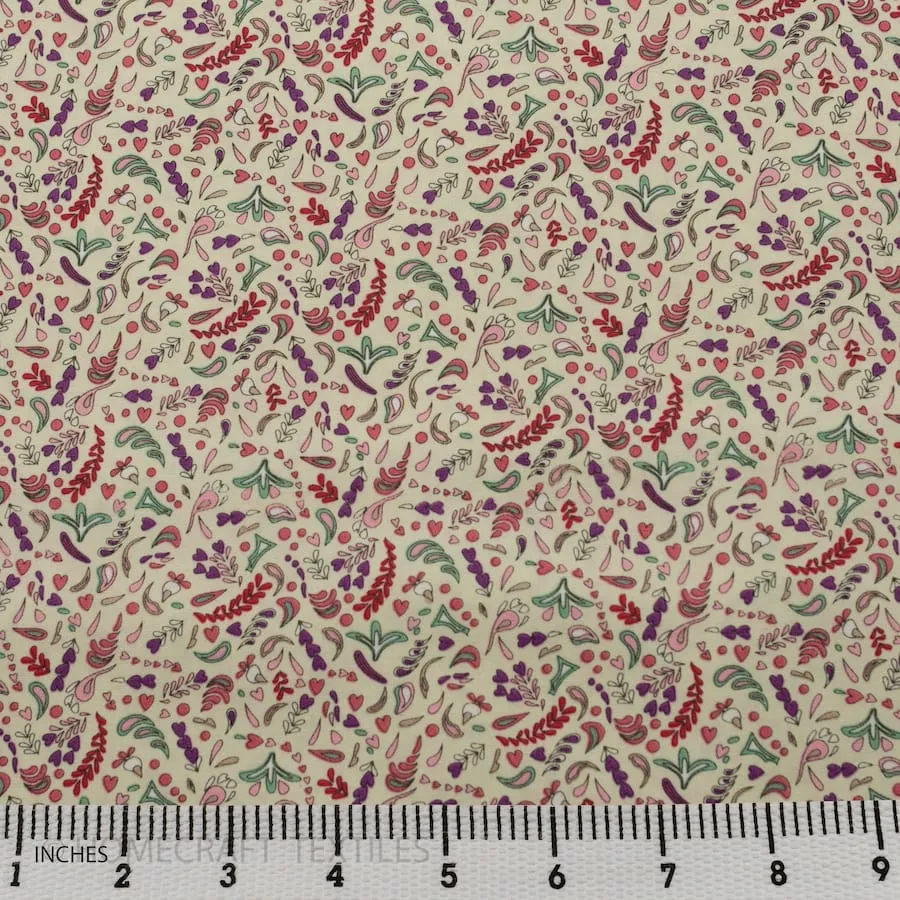 Mini Paisley Cotton Print