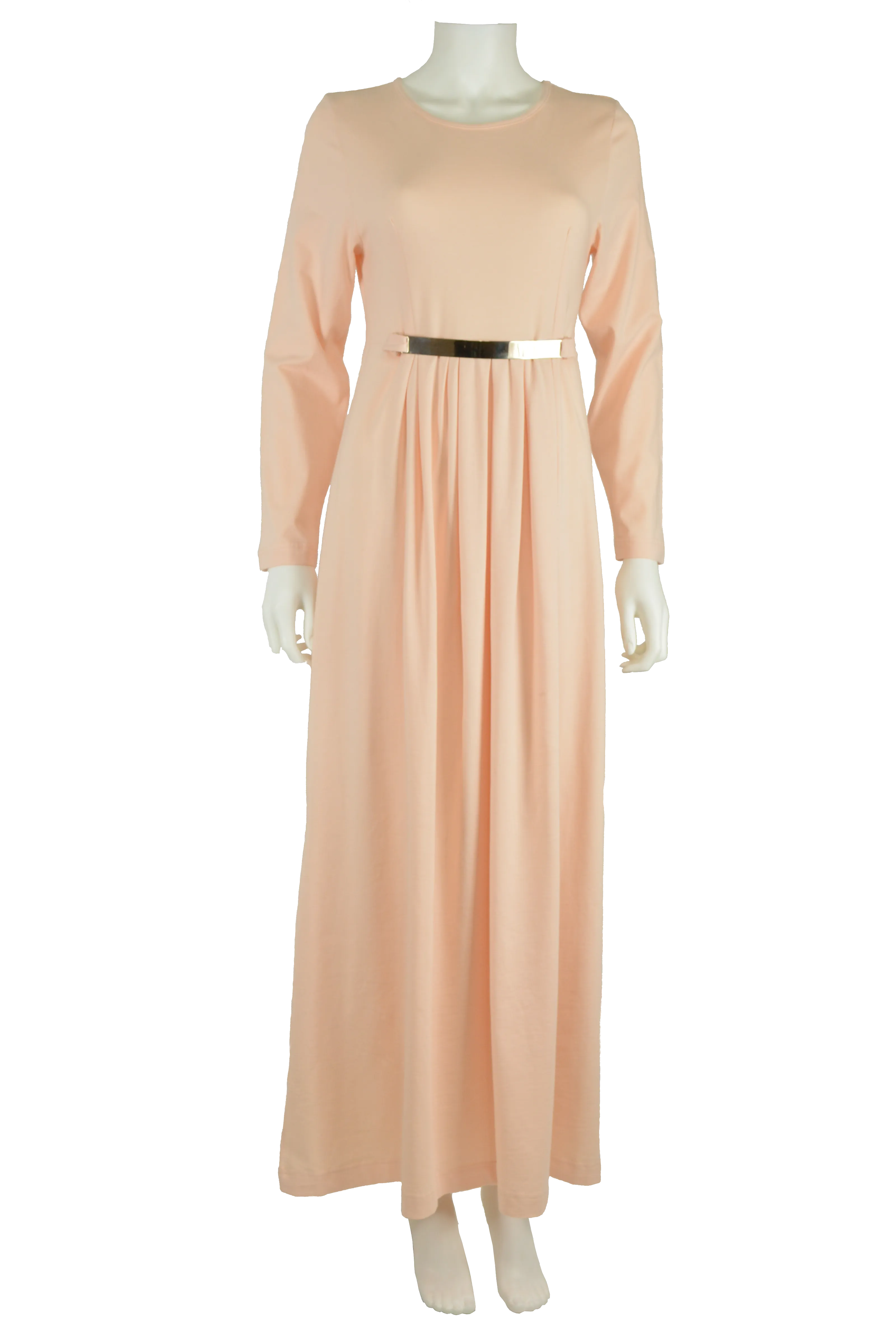 Modest Knit Maxi Dress- Pale Dogwood