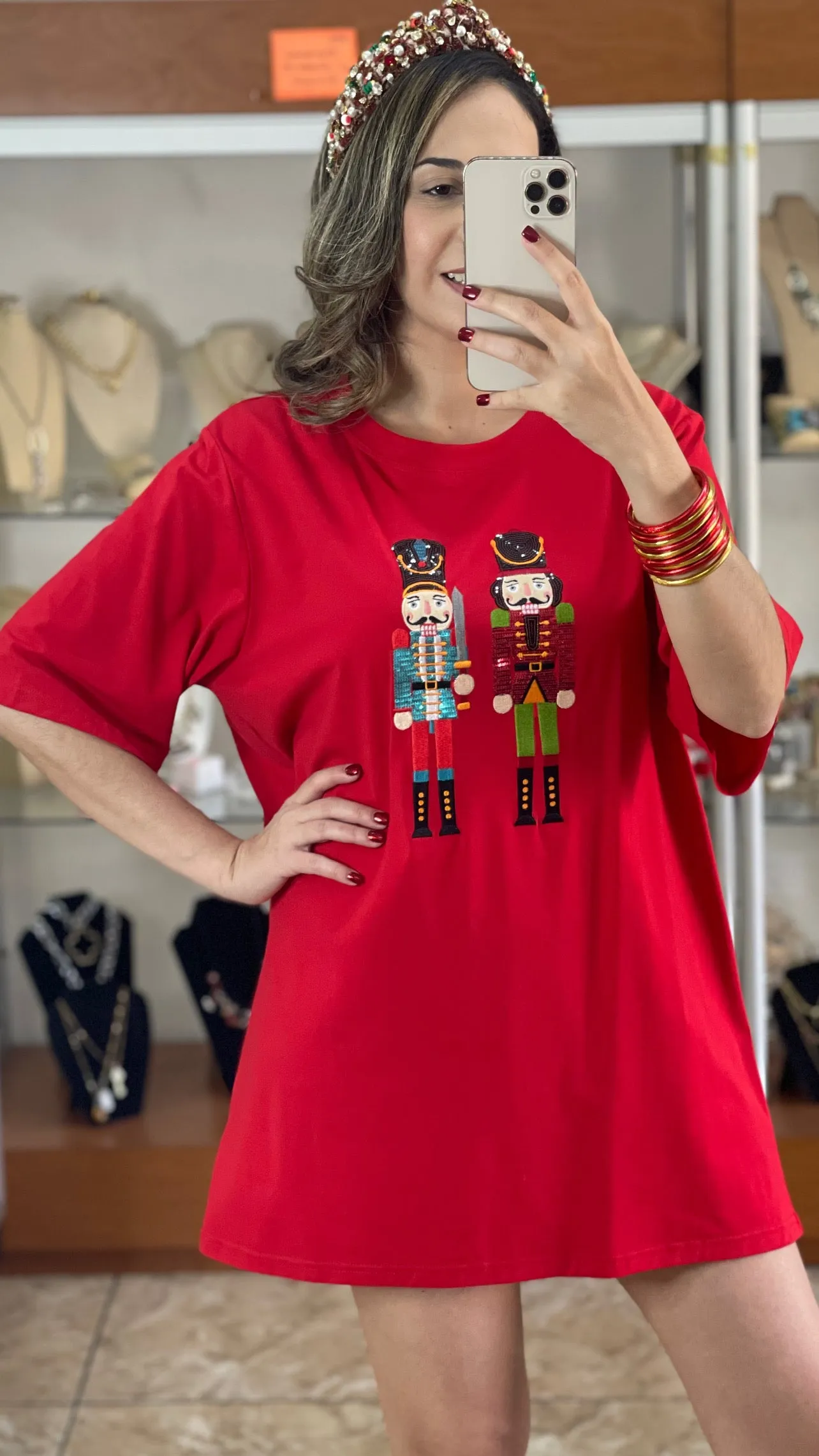 Nutcrackers T-Shirt Mini Dress