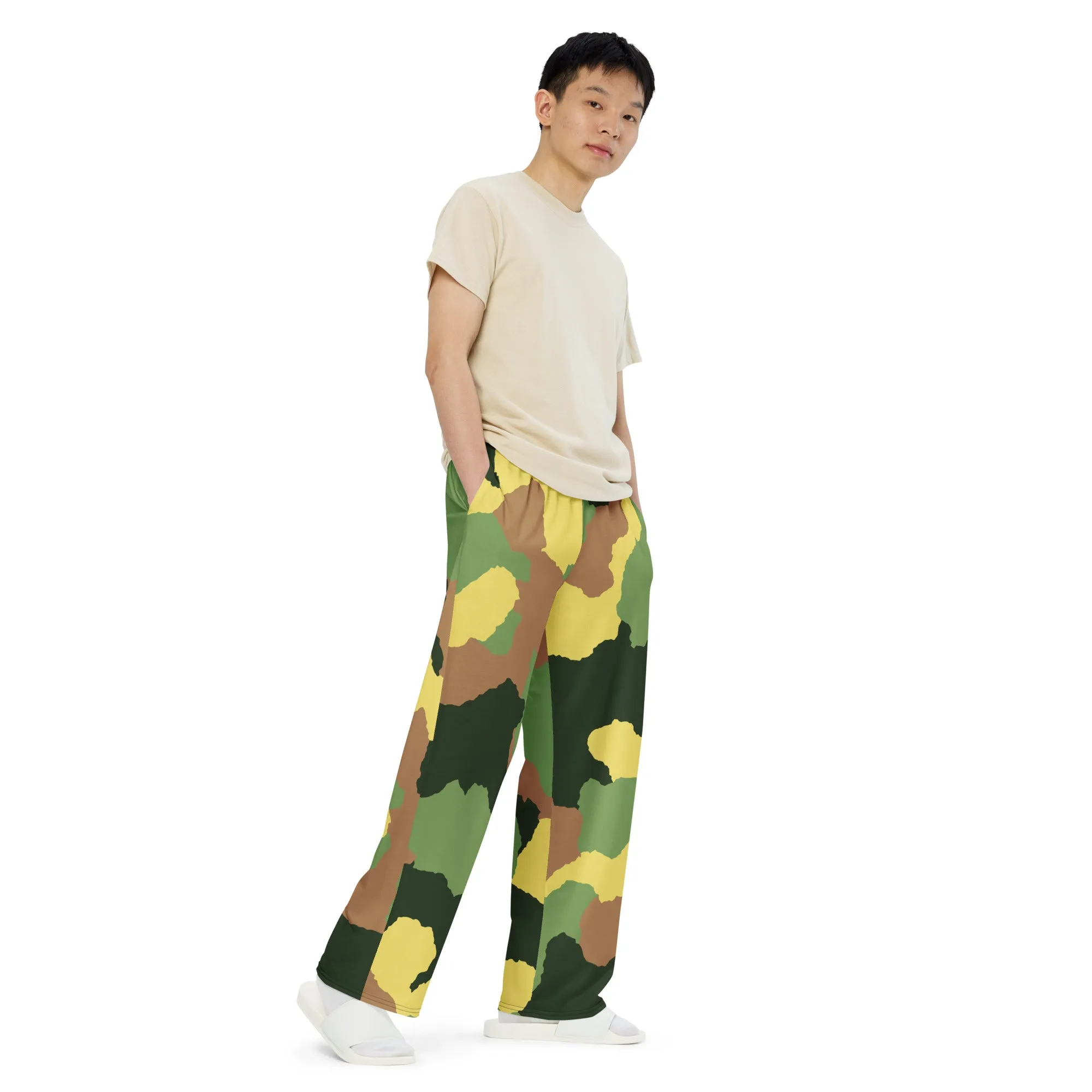 Pantalon large all over unisexe "Camouflage"