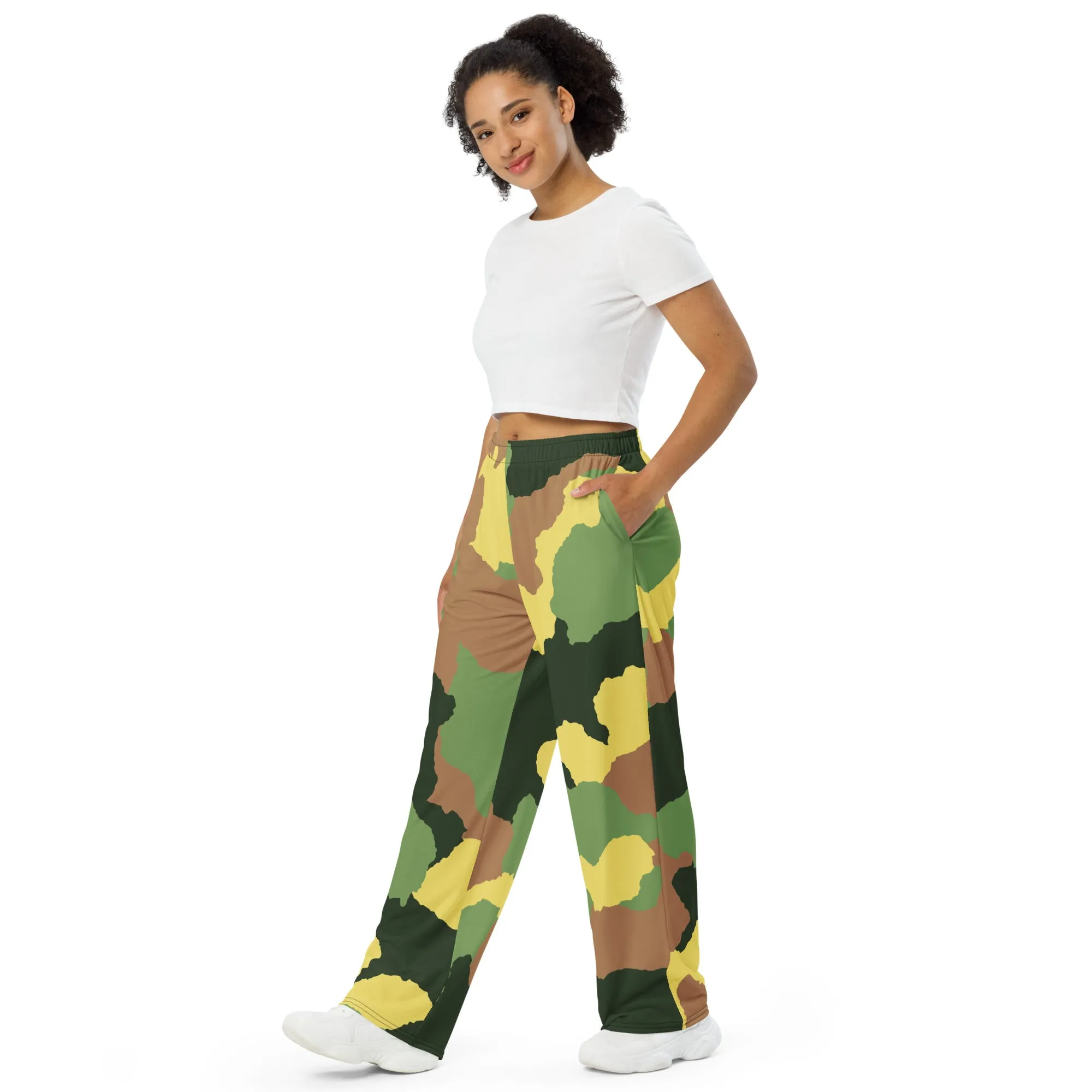 Pantalon large all over unisexe "Camouflage"