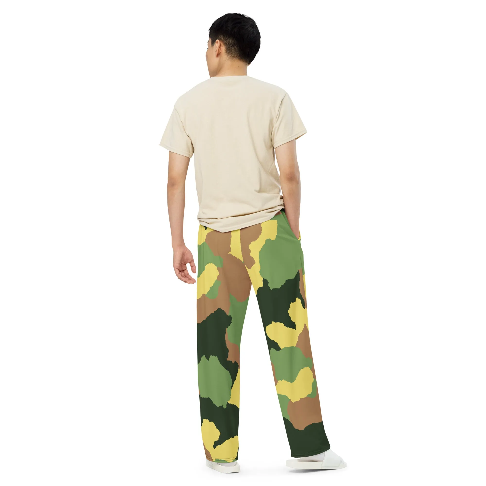 Pantalon large all over unisexe "Camouflage"