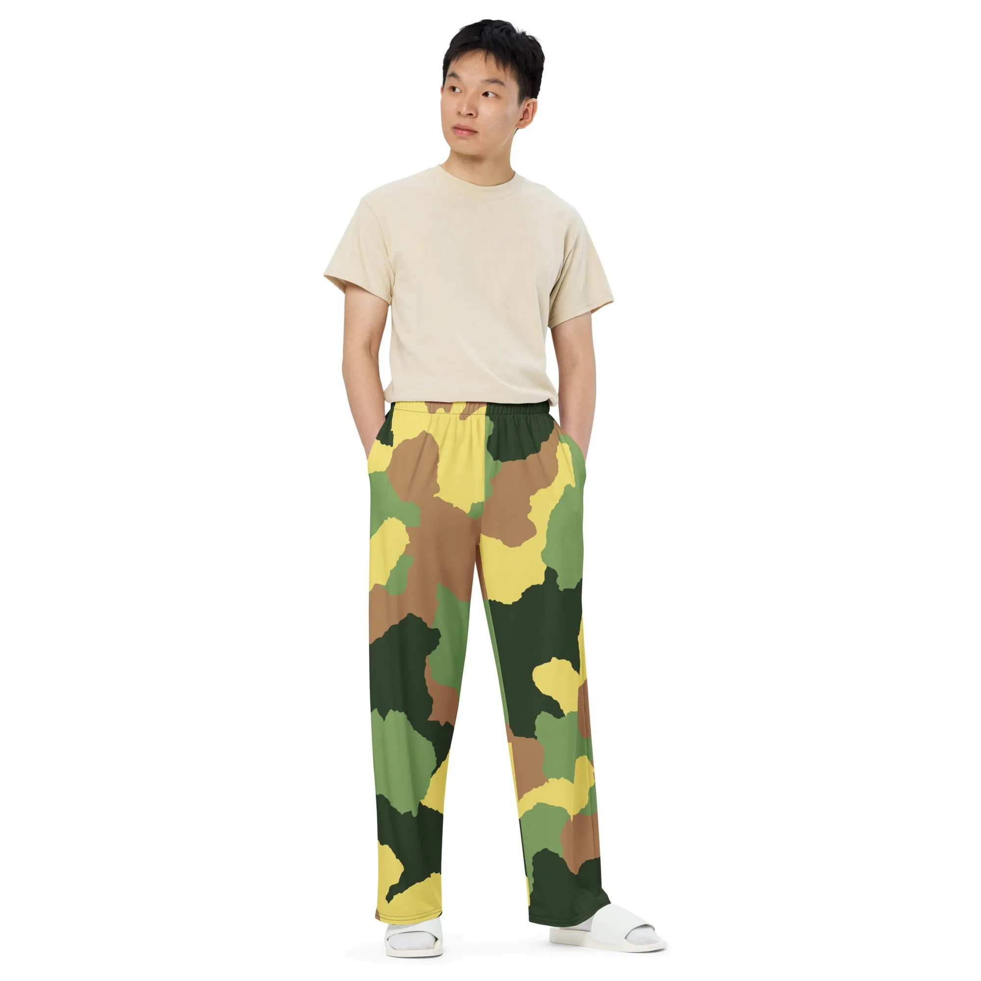 Pantalon large all over unisexe "Camouflage"