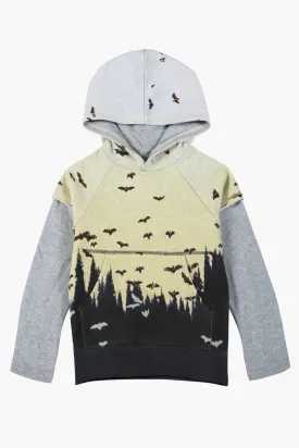 Paper Wings Dusk Flight Kids Hoodie