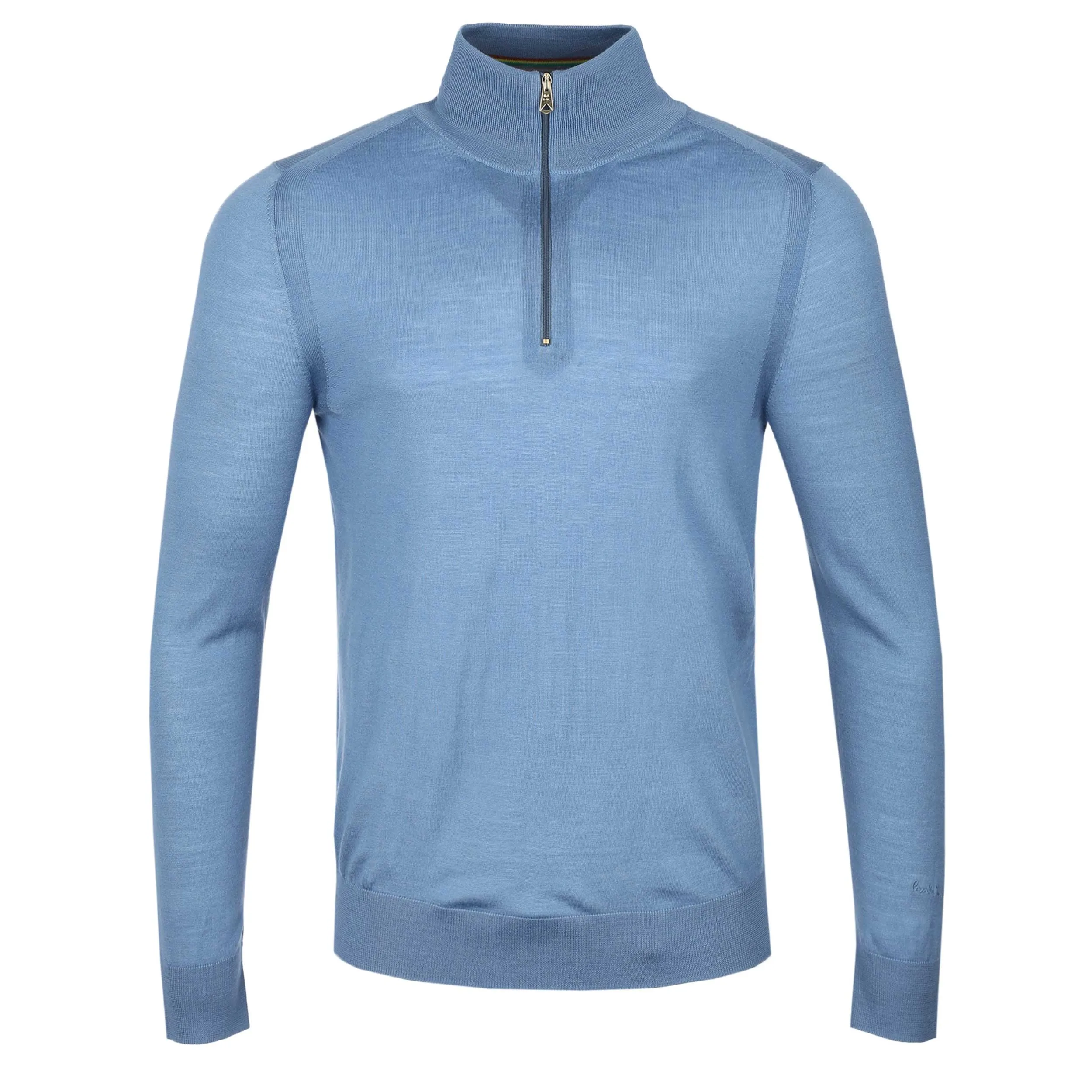 Paul Smith Half Zip Knitwear in Airforce Blue