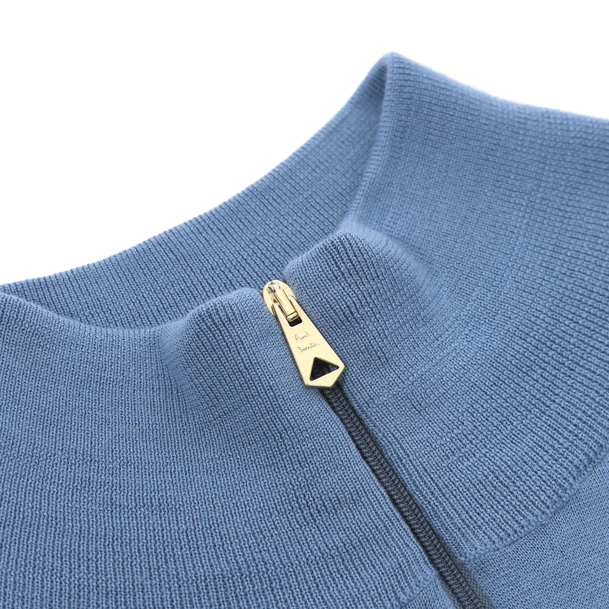 Paul Smith Half Zip Knitwear in Airforce Blue