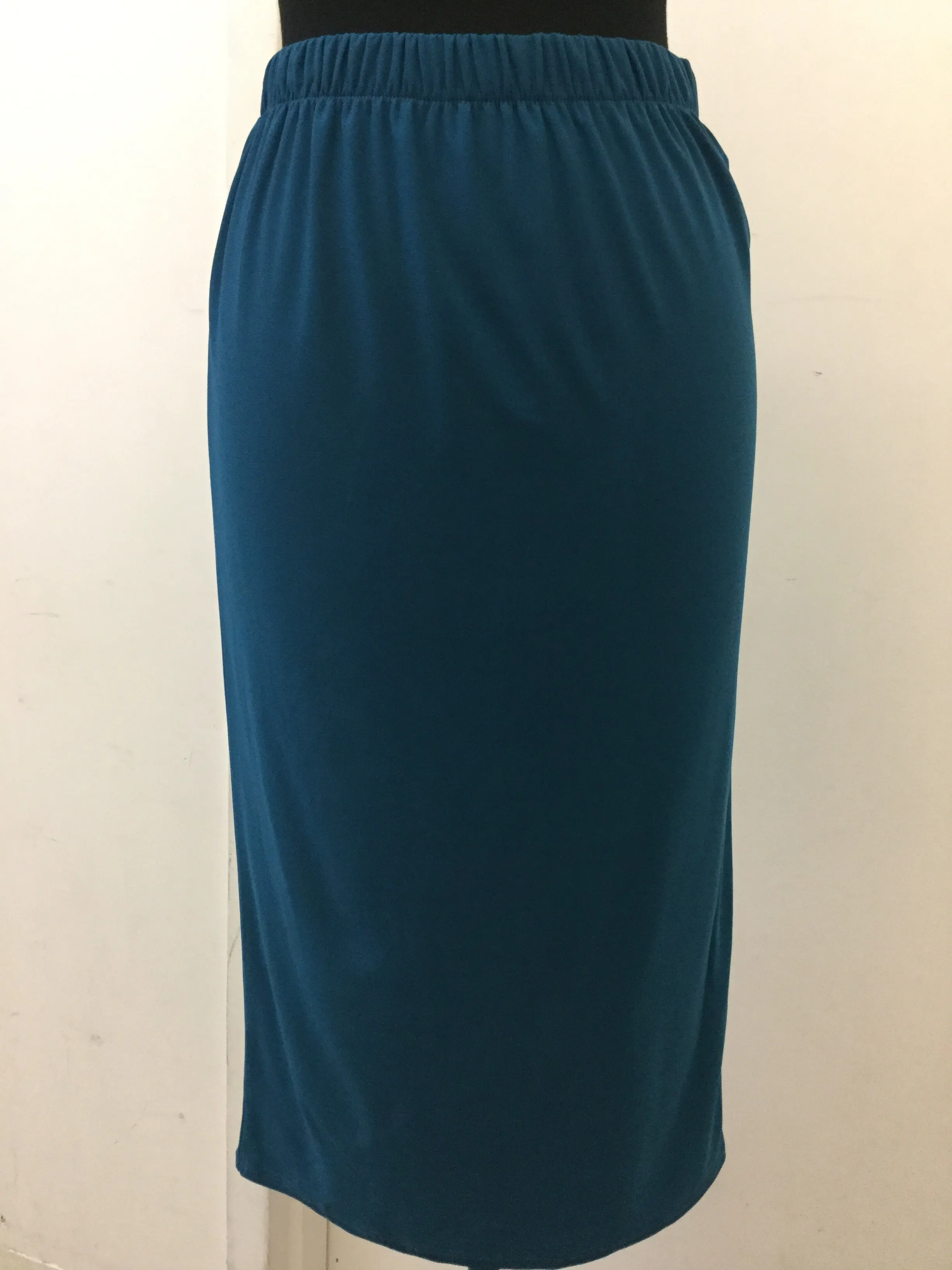 Pencil Skirt Teal