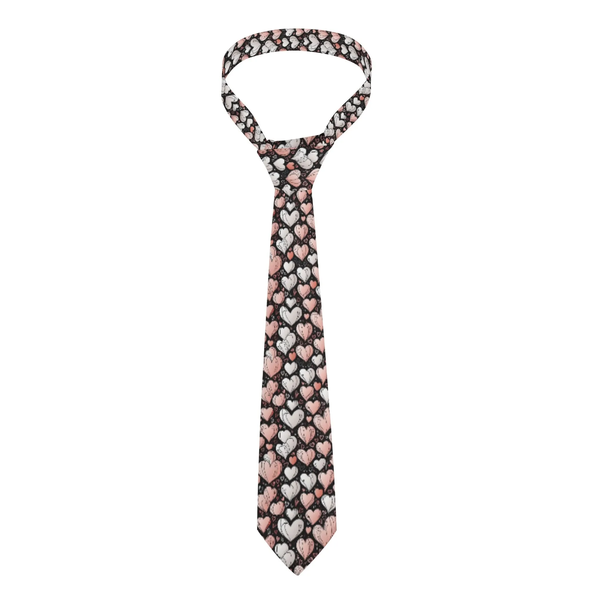 Pink Hearts Necktie