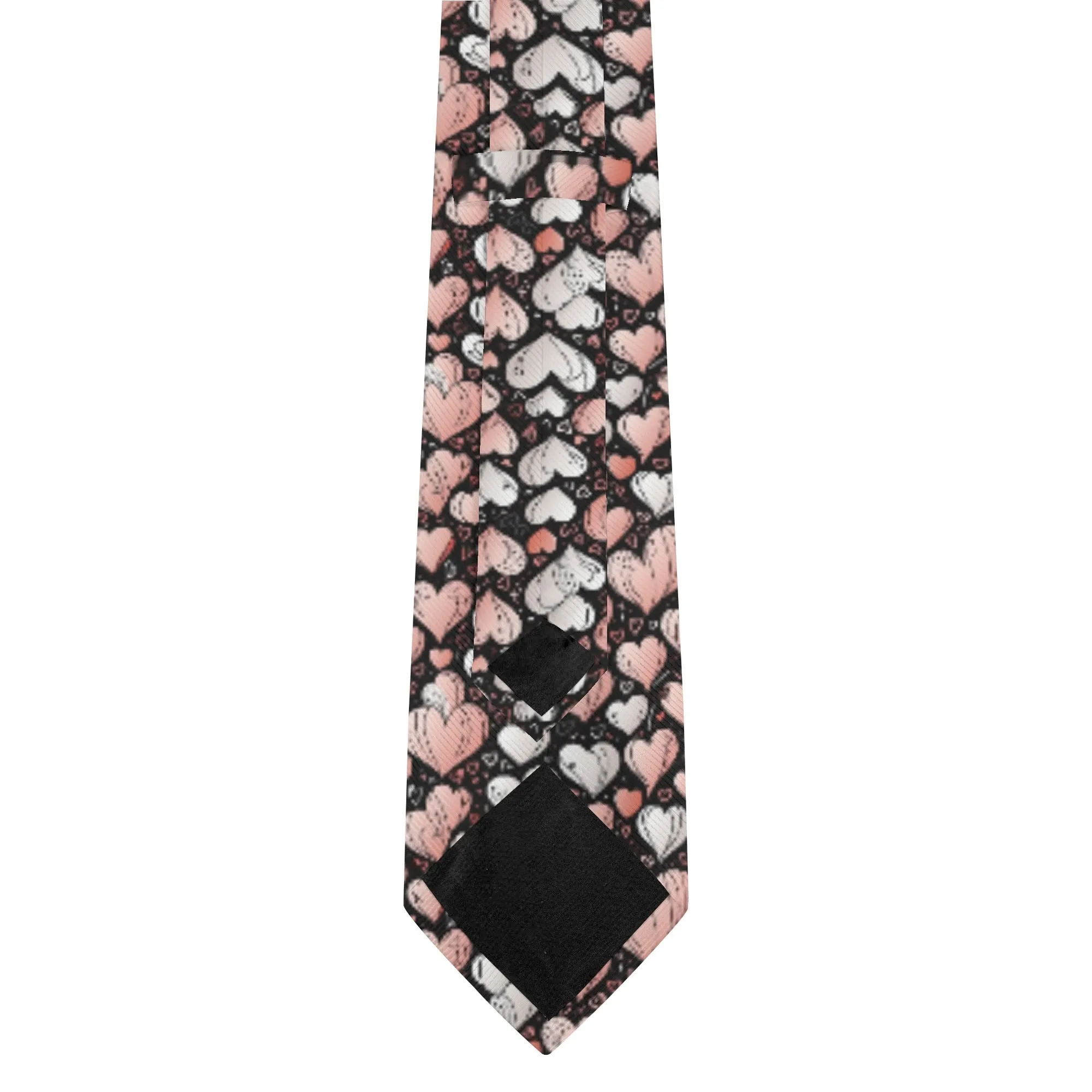 Pink Hearts Necktie