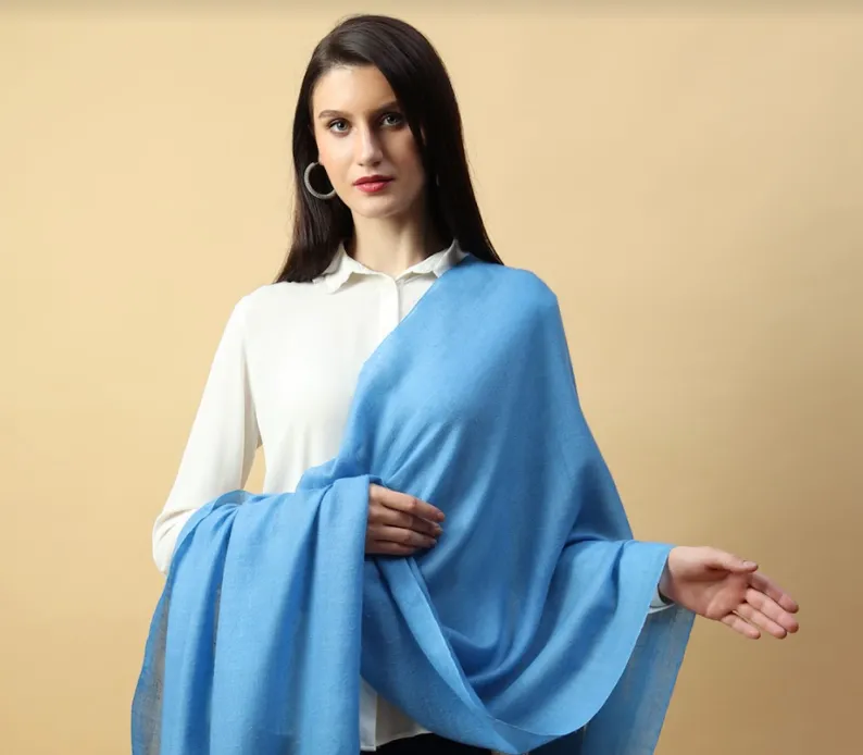 Plain Shawl , Plain Pashmina Shawls Online, 100% Pure Pashmina