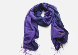 Purple Color Water Pashmina Shawl