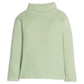 Ribbed Turtleneck - Pistachio Ice Cream