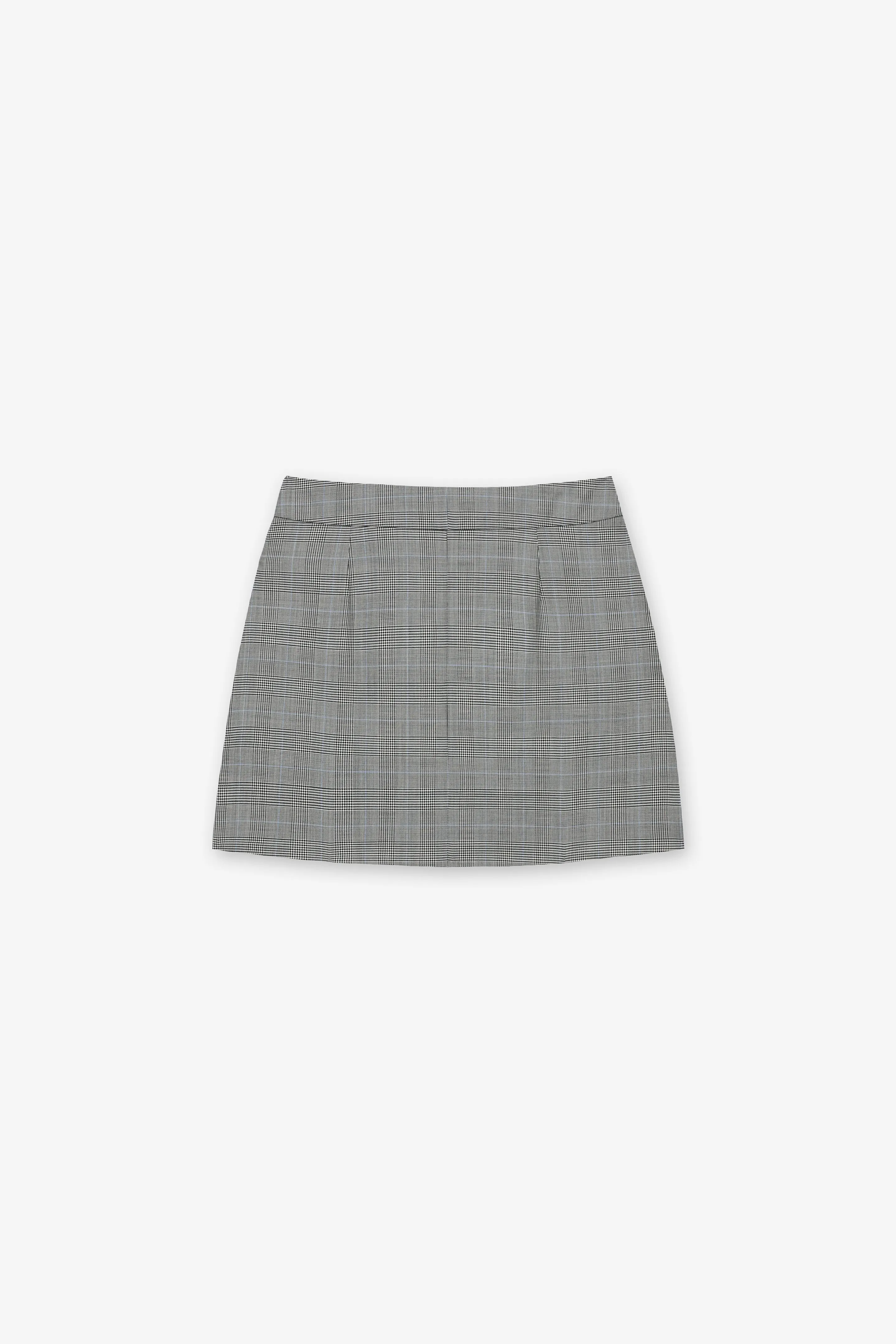 ROSIE GLEN PLAID MINI SKIRT