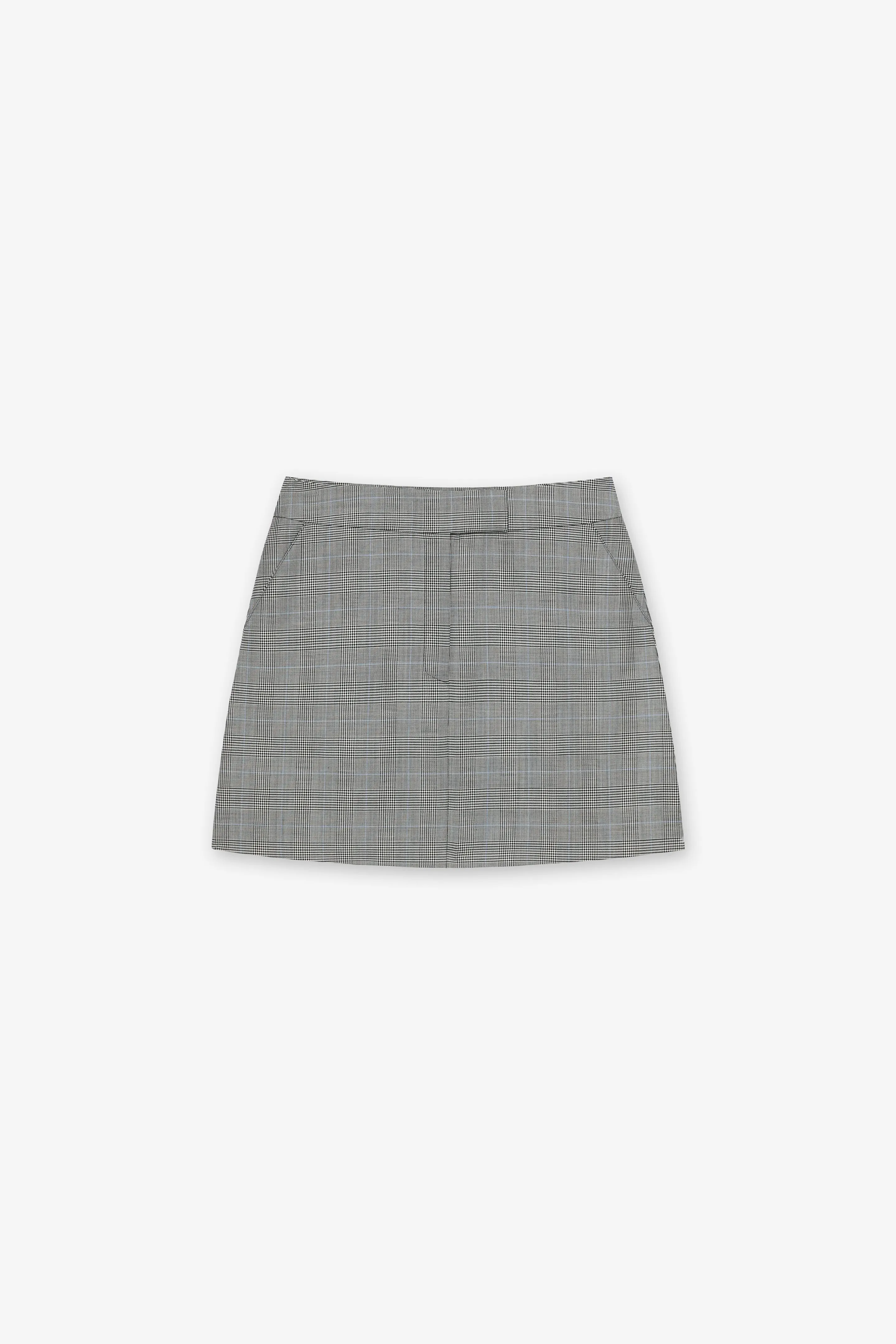 ROSIE GLEN PLAID MINI SKIRT