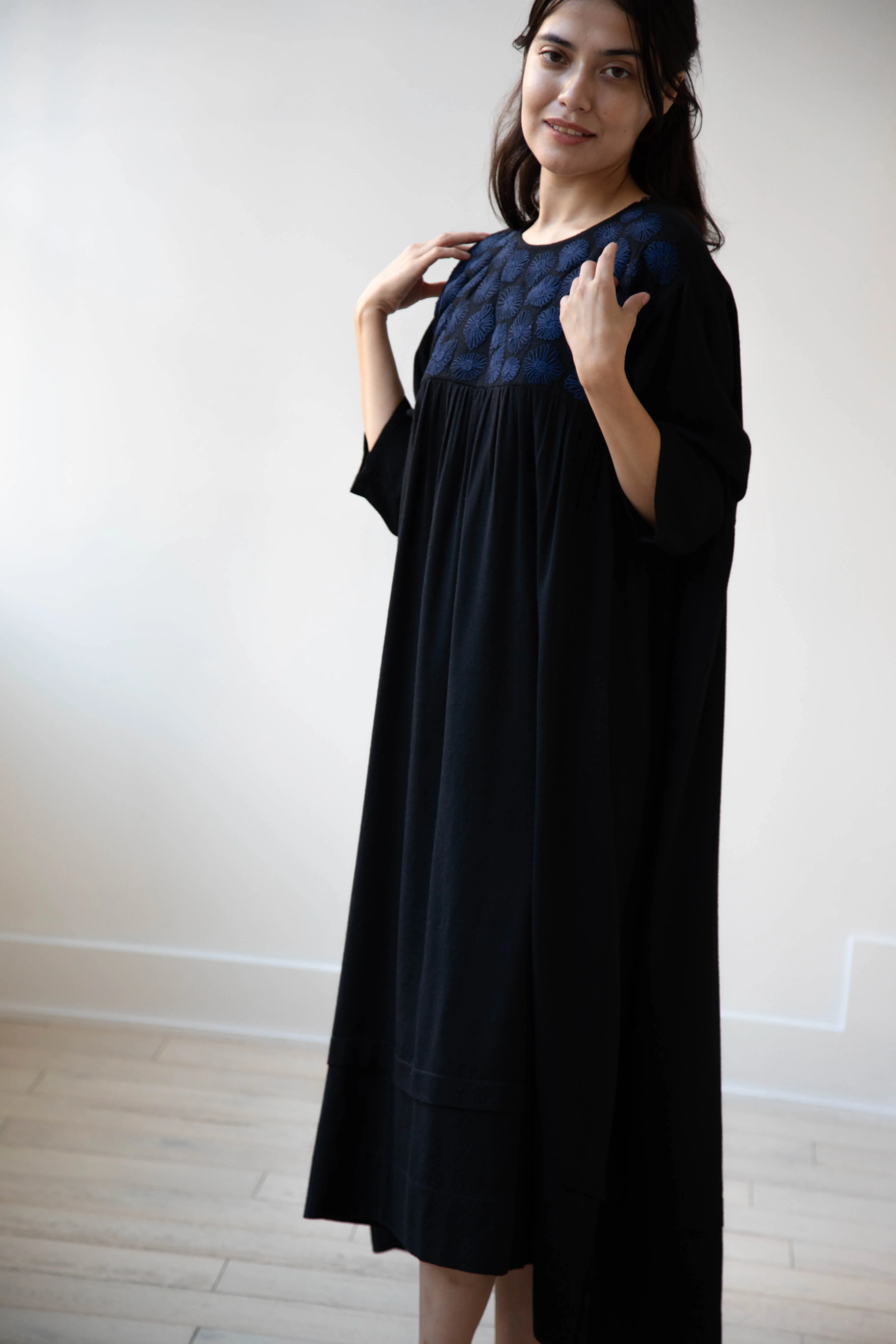 Rubia & Neel | Ginger Dress in Black & Indigo