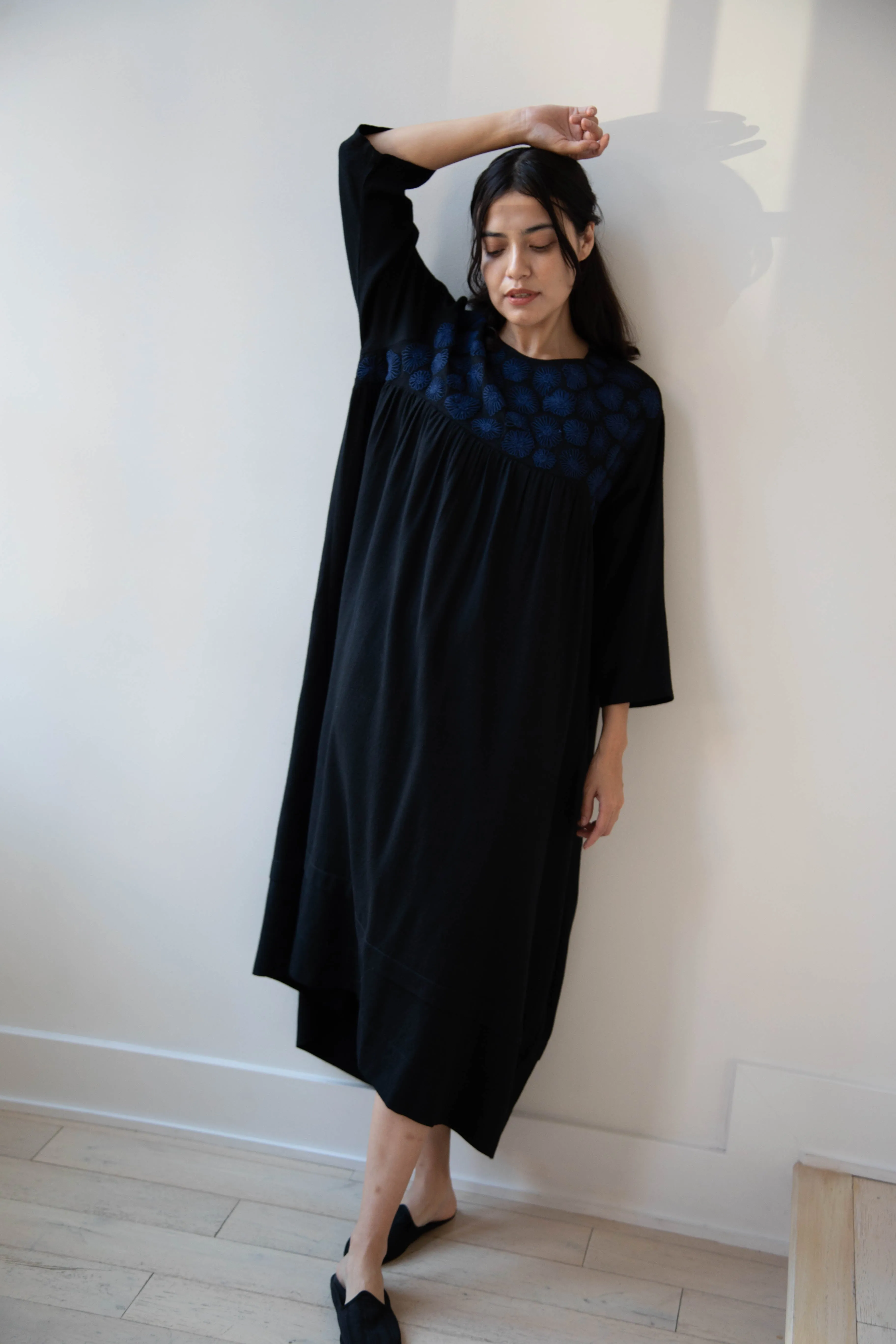 Rubia & Neel | Ginger Dress in Black & Indigo