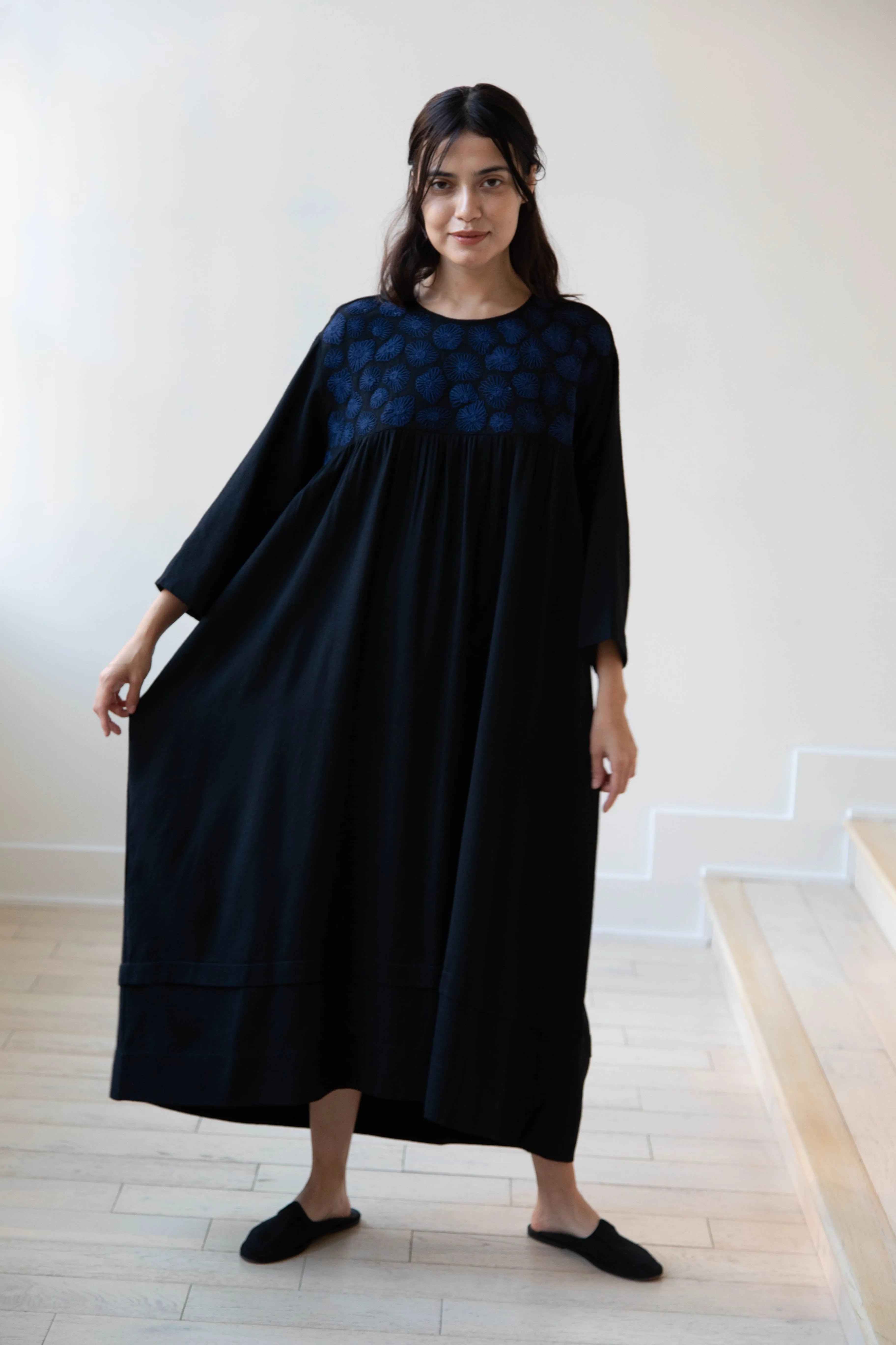 Rubia & Neel | Ginger Dress in Black & Indigo