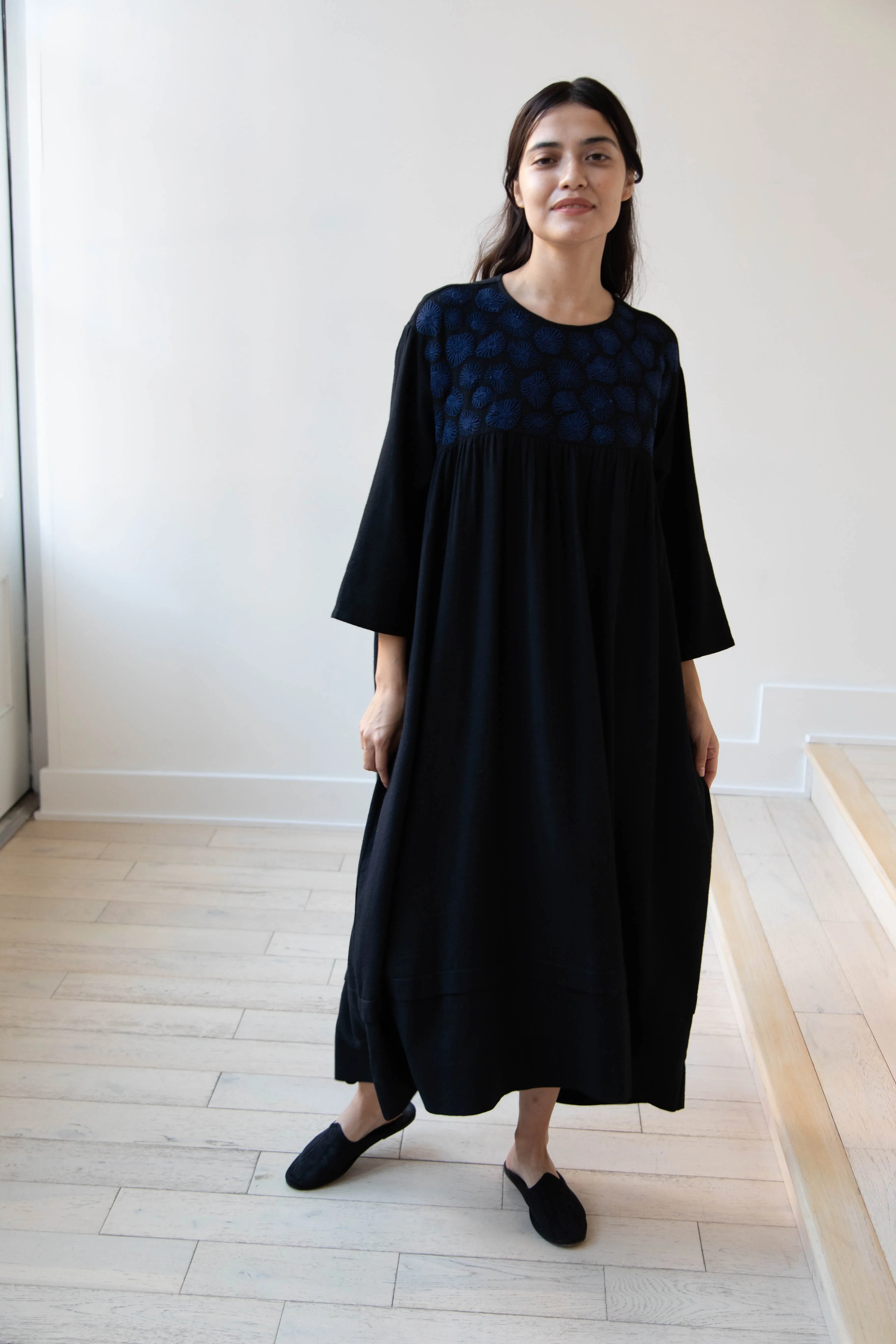 Rubia & Neel | Ginger Dress in Black & Indigo