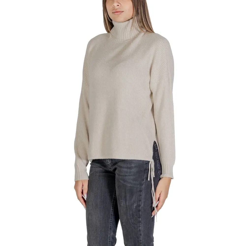 Sandro Ferrone Beige Viscose Sweater