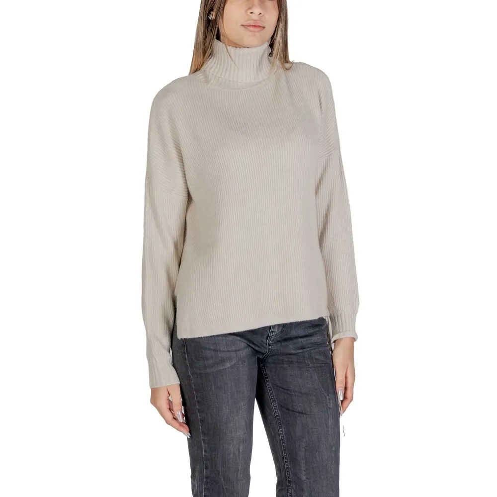 Sandro Ferrone Beige Viscose Sweater