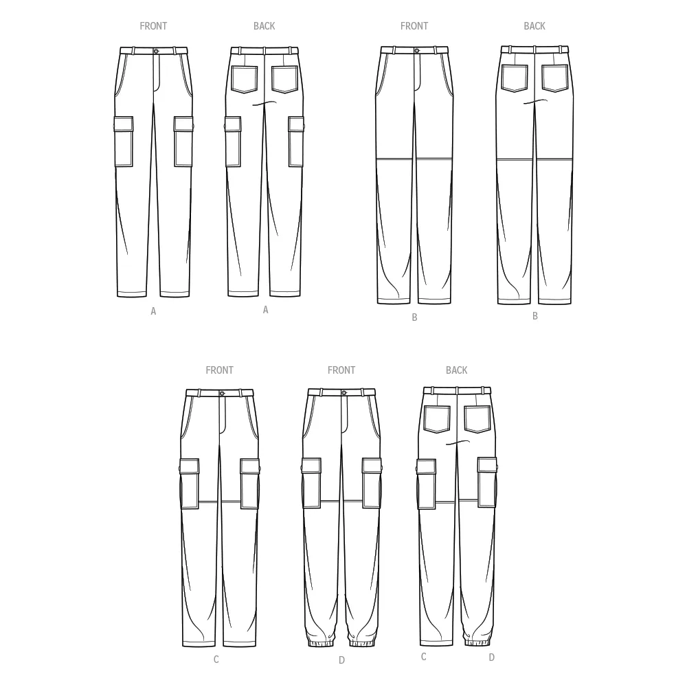 Simplicity pattern 9693 Men's Cargo Pants