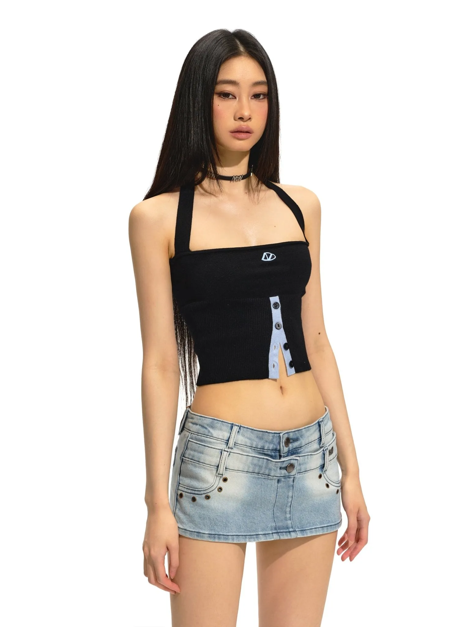 Slouchy Suspenders Black