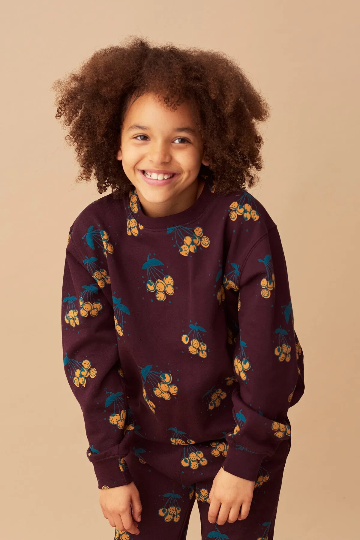 Soft Gallery Baptiste Berry Girls Sweatshirt (Size 4 left)