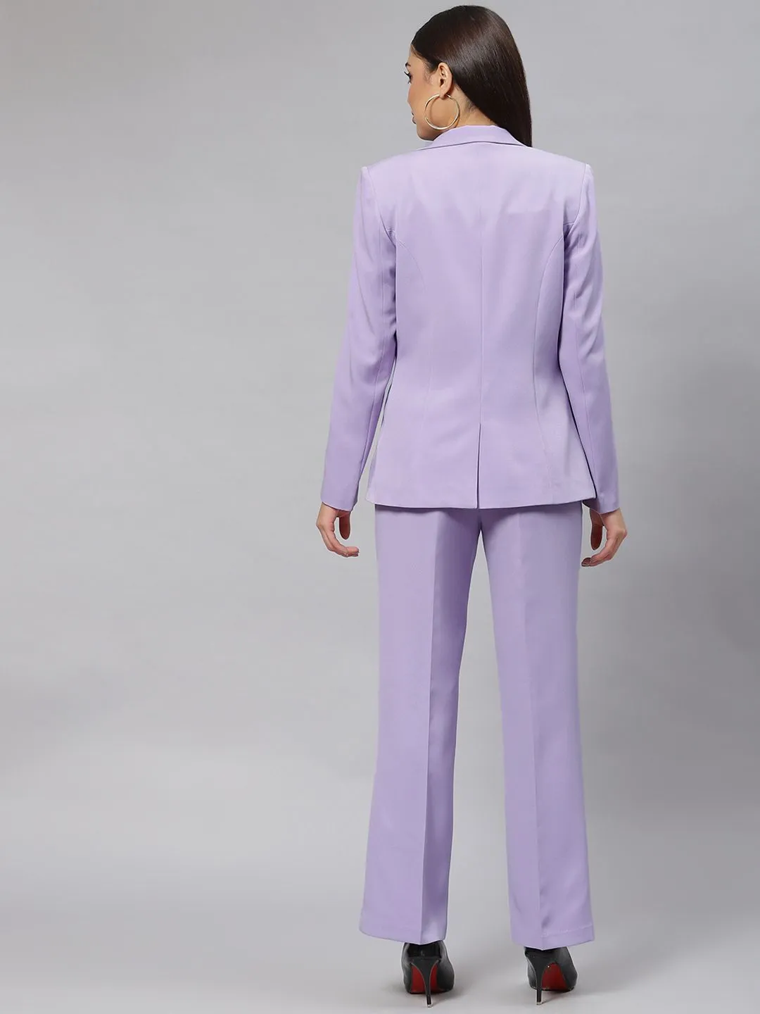 Stretch Pant Suit - Lavender