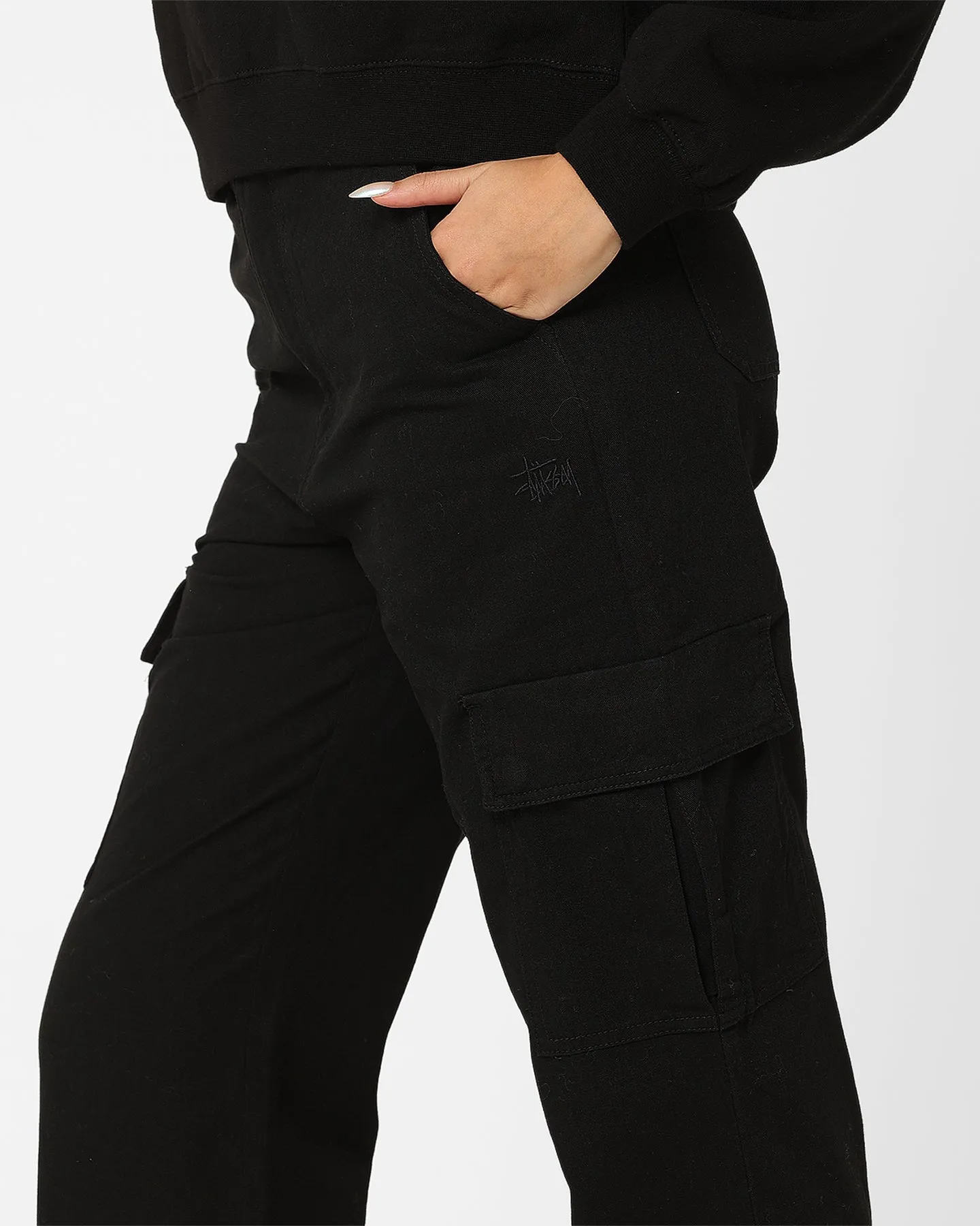 Stussy Women's Frankie Cargo Pants Black