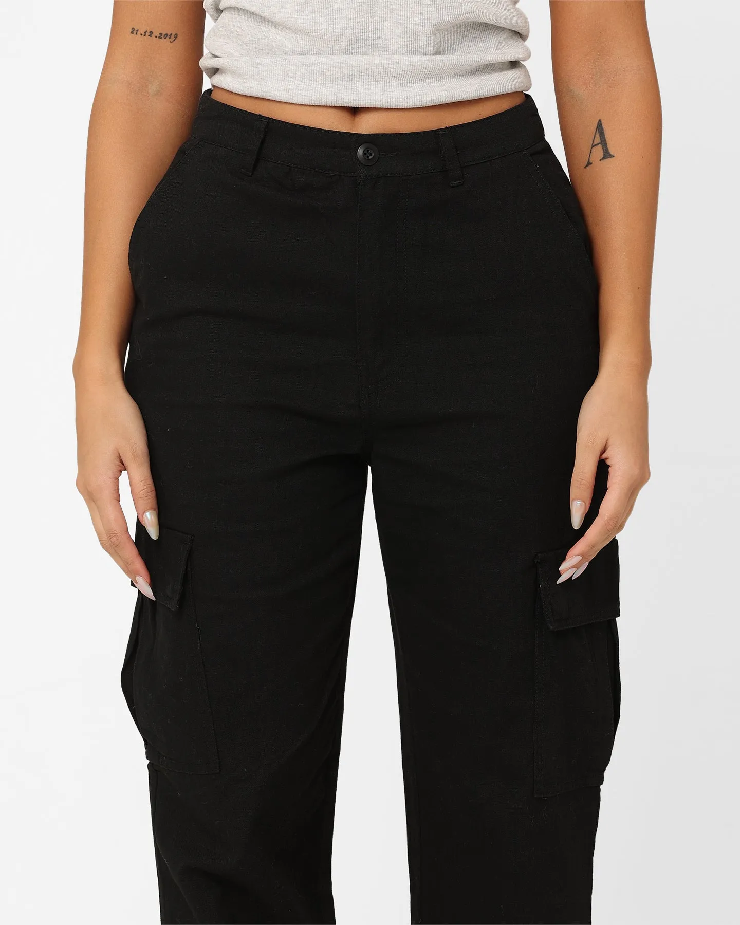 Stussy Women's Frankie Cargo Pants Black