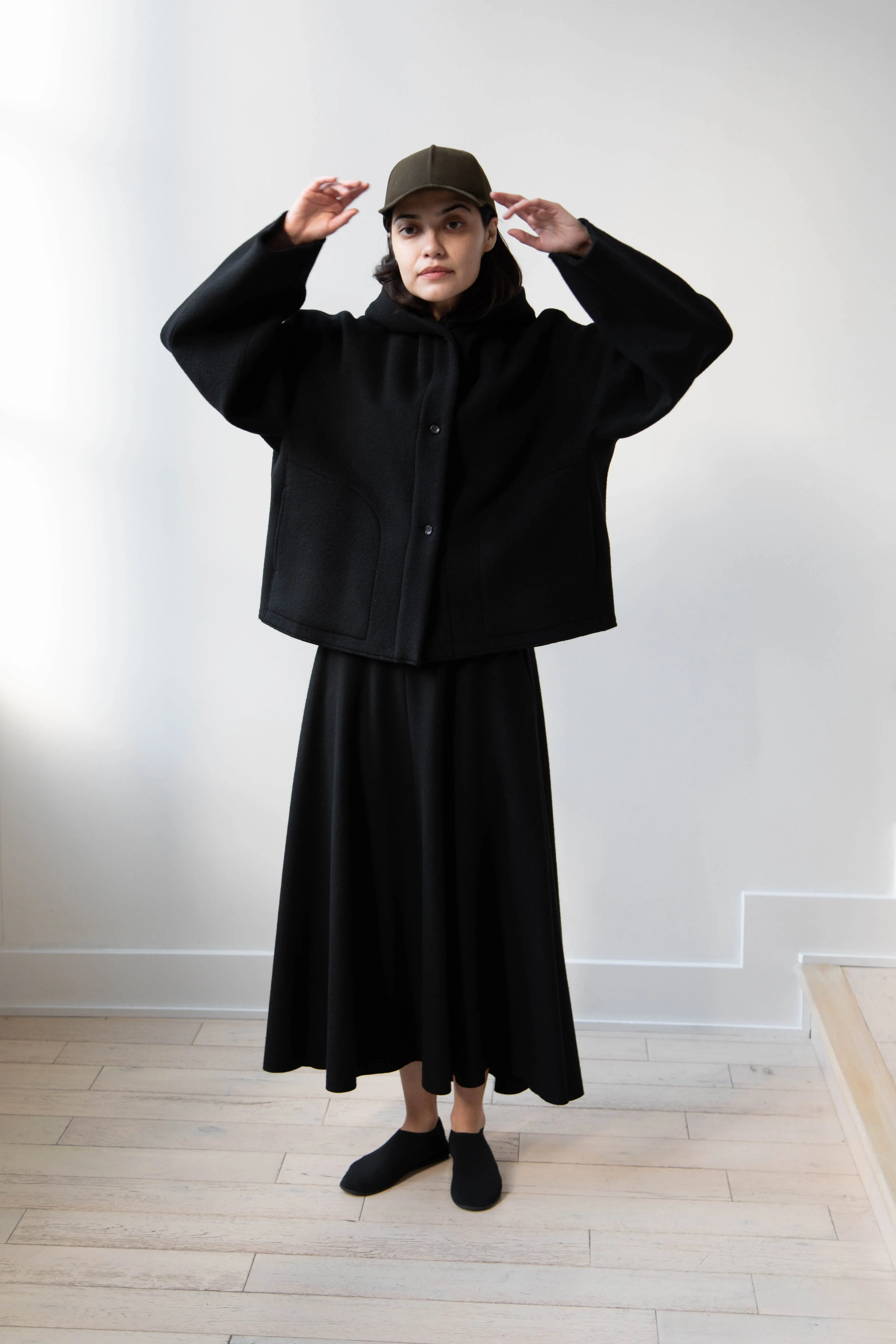 Tenne Handcrafted Modern | Short Hood Coat