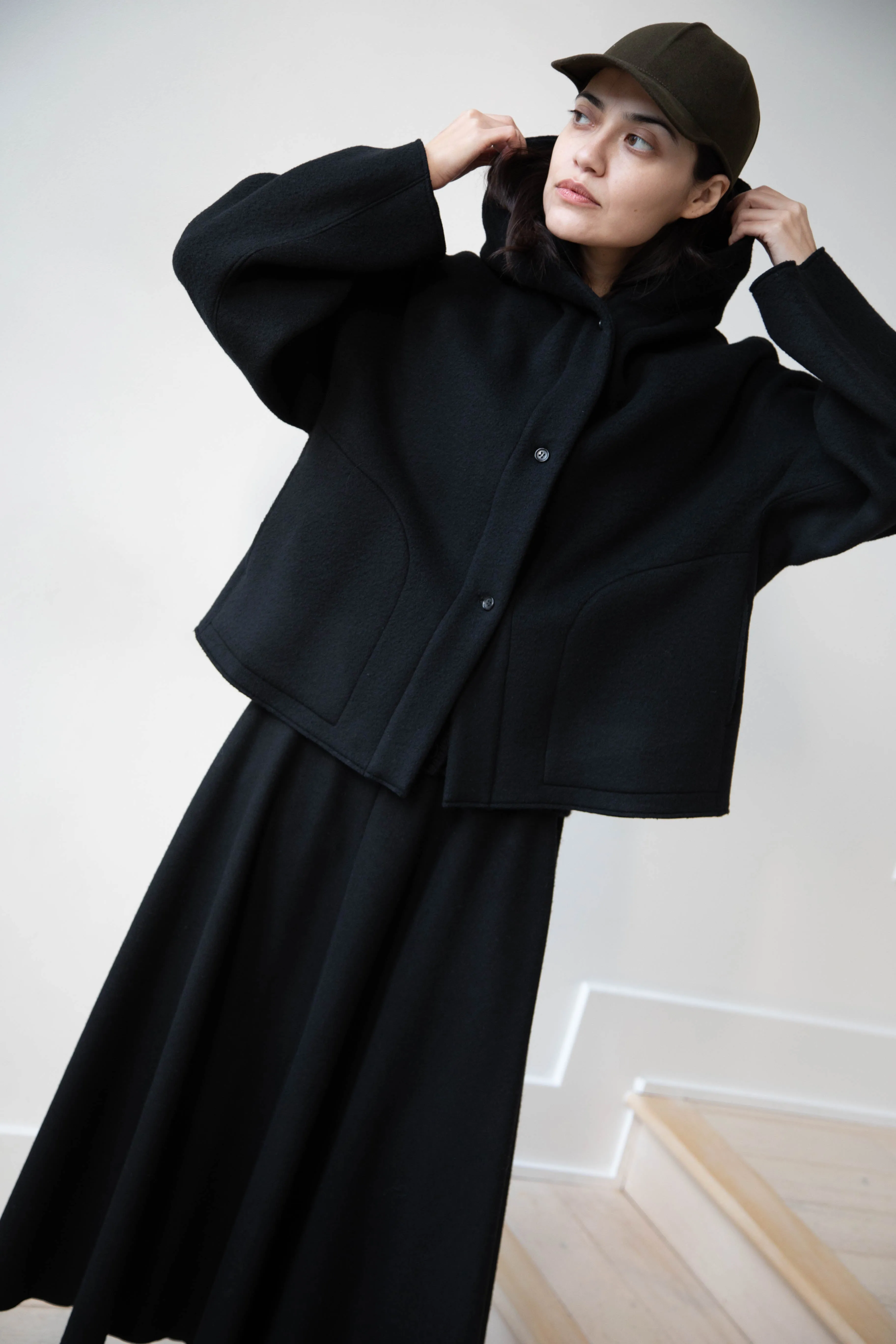 Tenne Handcrafted Modern | Short Hood Coat