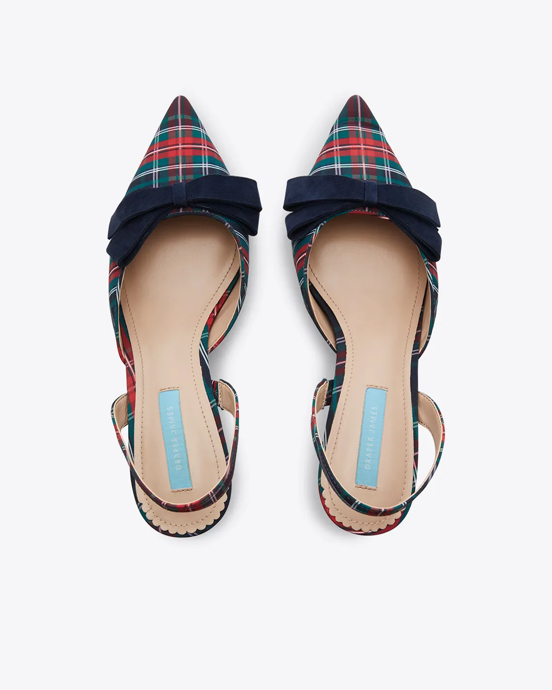 Tess Slingback in Georgia Plaid