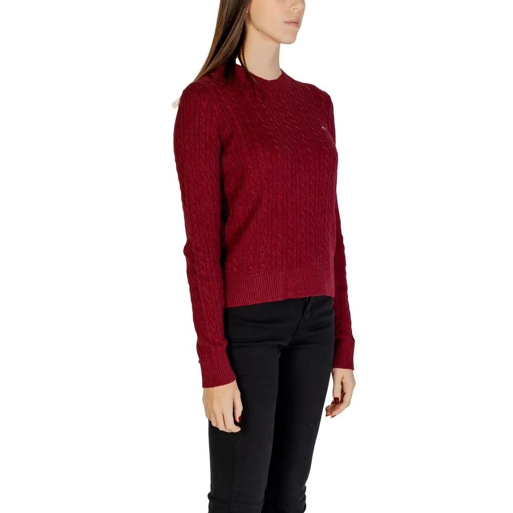 Tommy Hilfiger Jeans Red Cotton Sweater