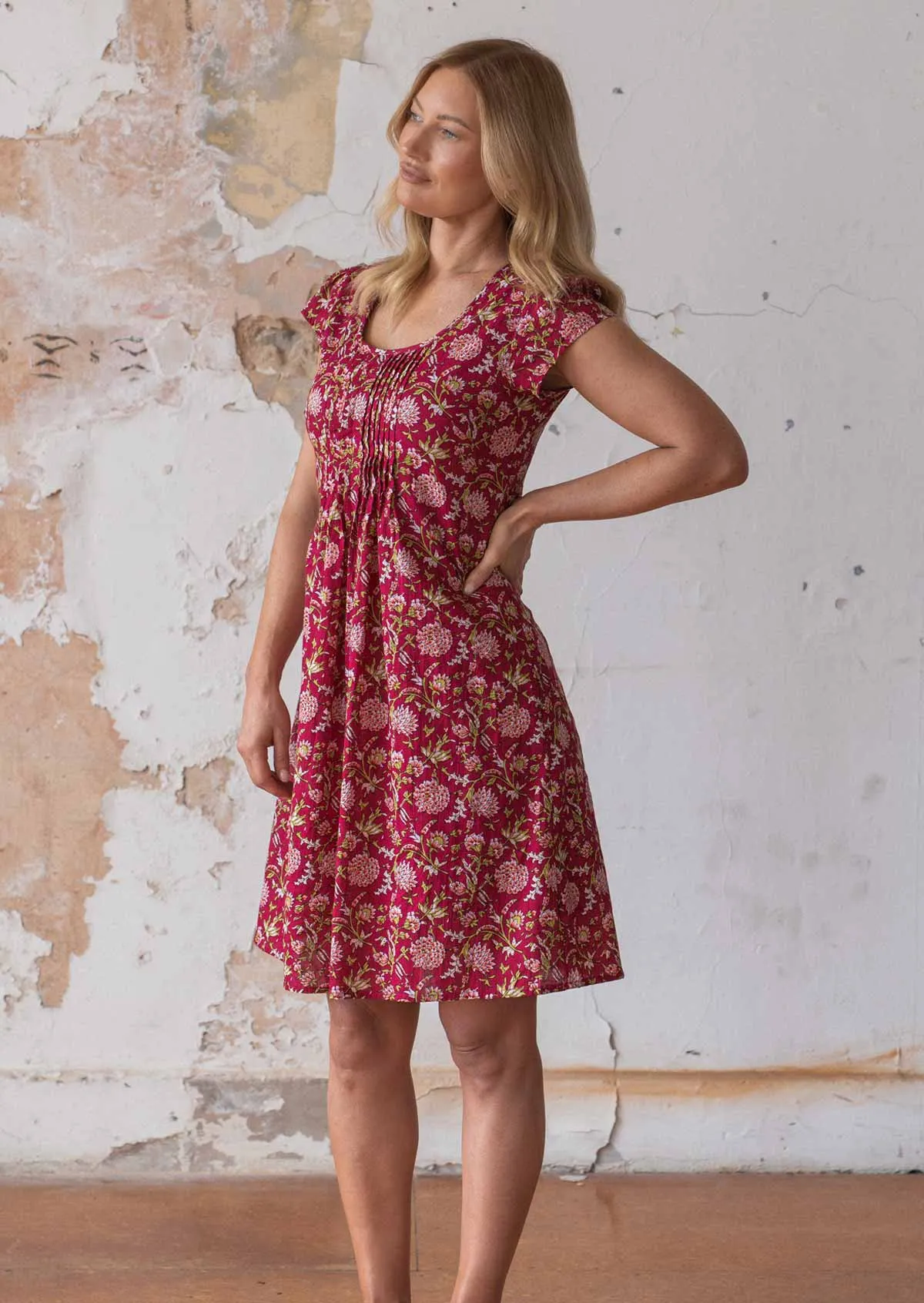 Tulsi Dress Cranberry