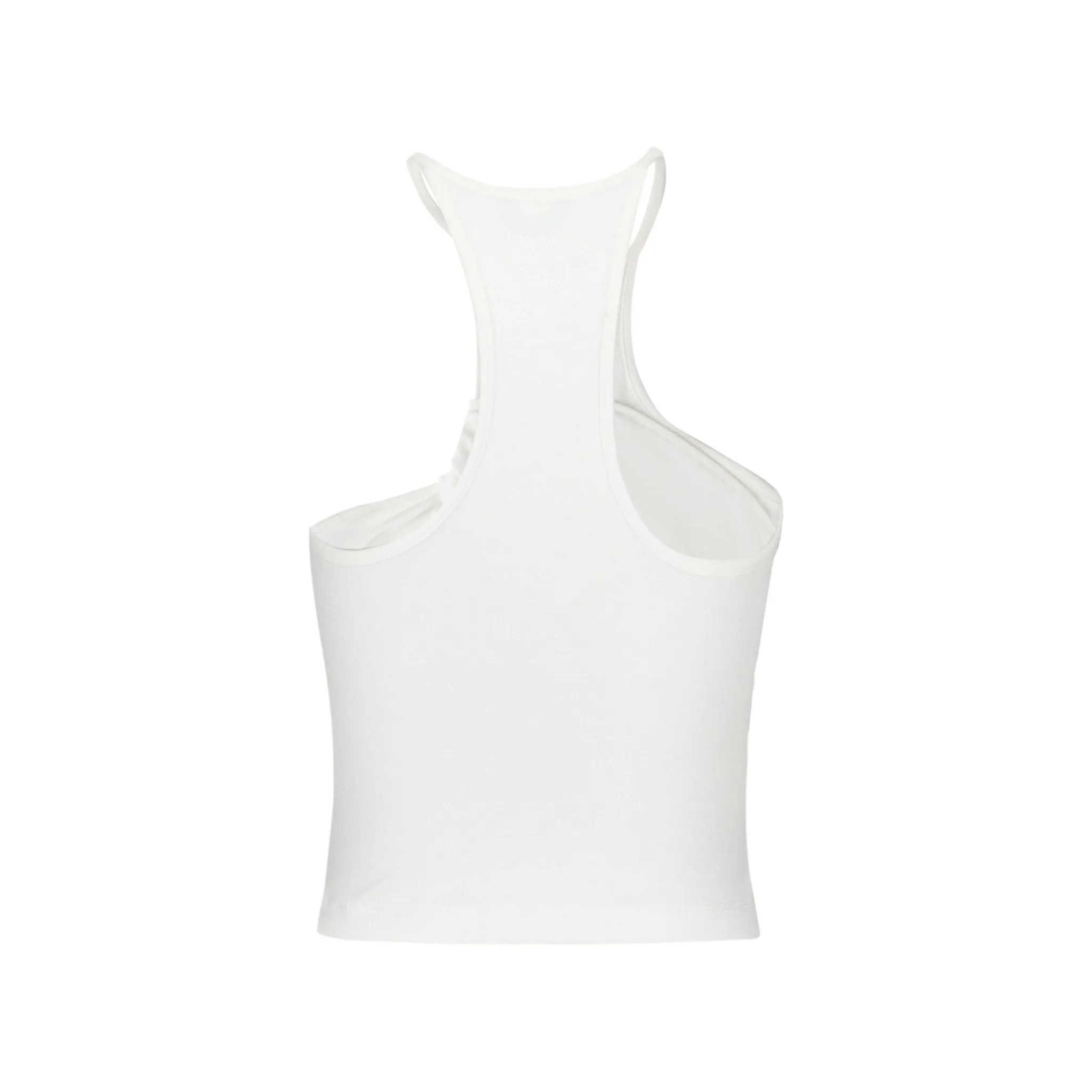 Twisted Racerback Tank Top in White