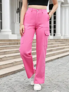 Versatile Pants With Side Flap Pockets