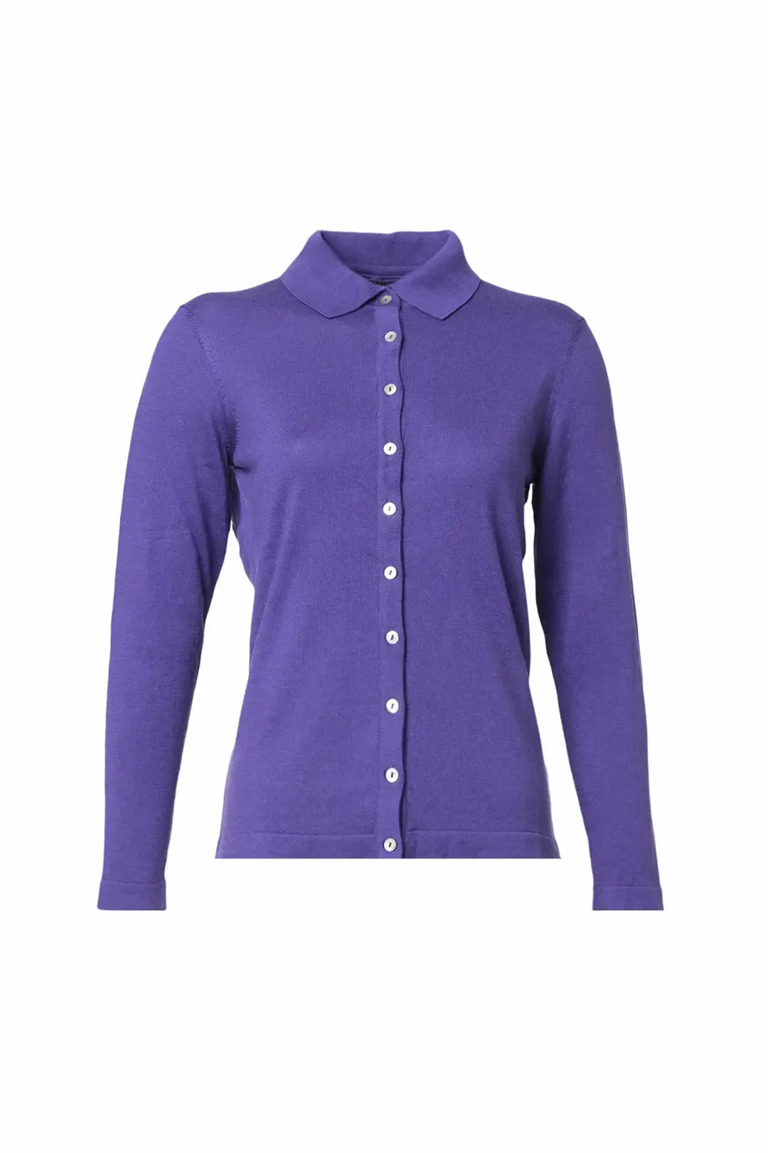 Violet Silk and Cashmere Aleyna Women's Shirt