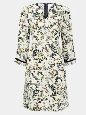 Wholesale 3/4 Length Sleeve Floral Print Dresses