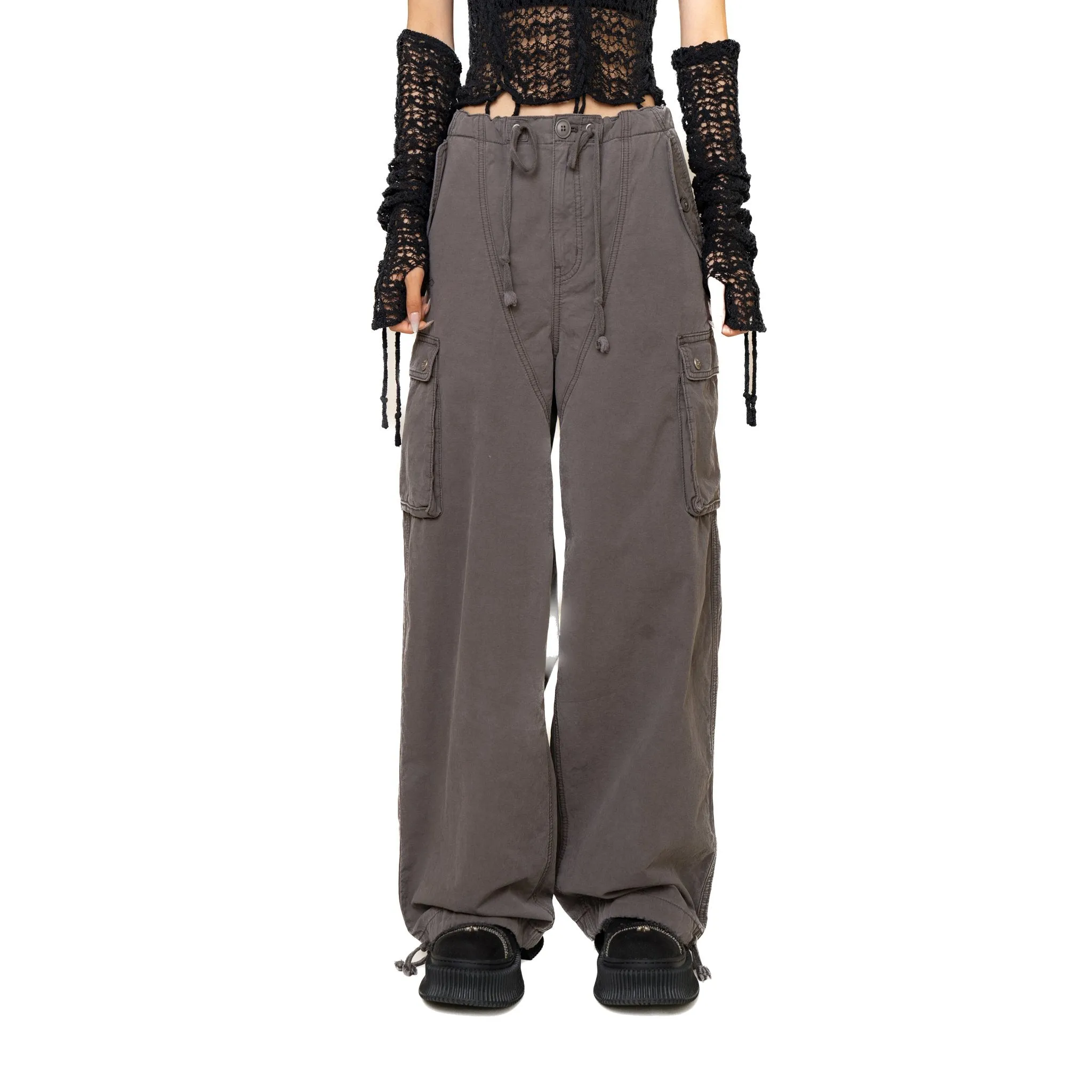 WildWorld Storm Grey Stray Paratrooper Pants