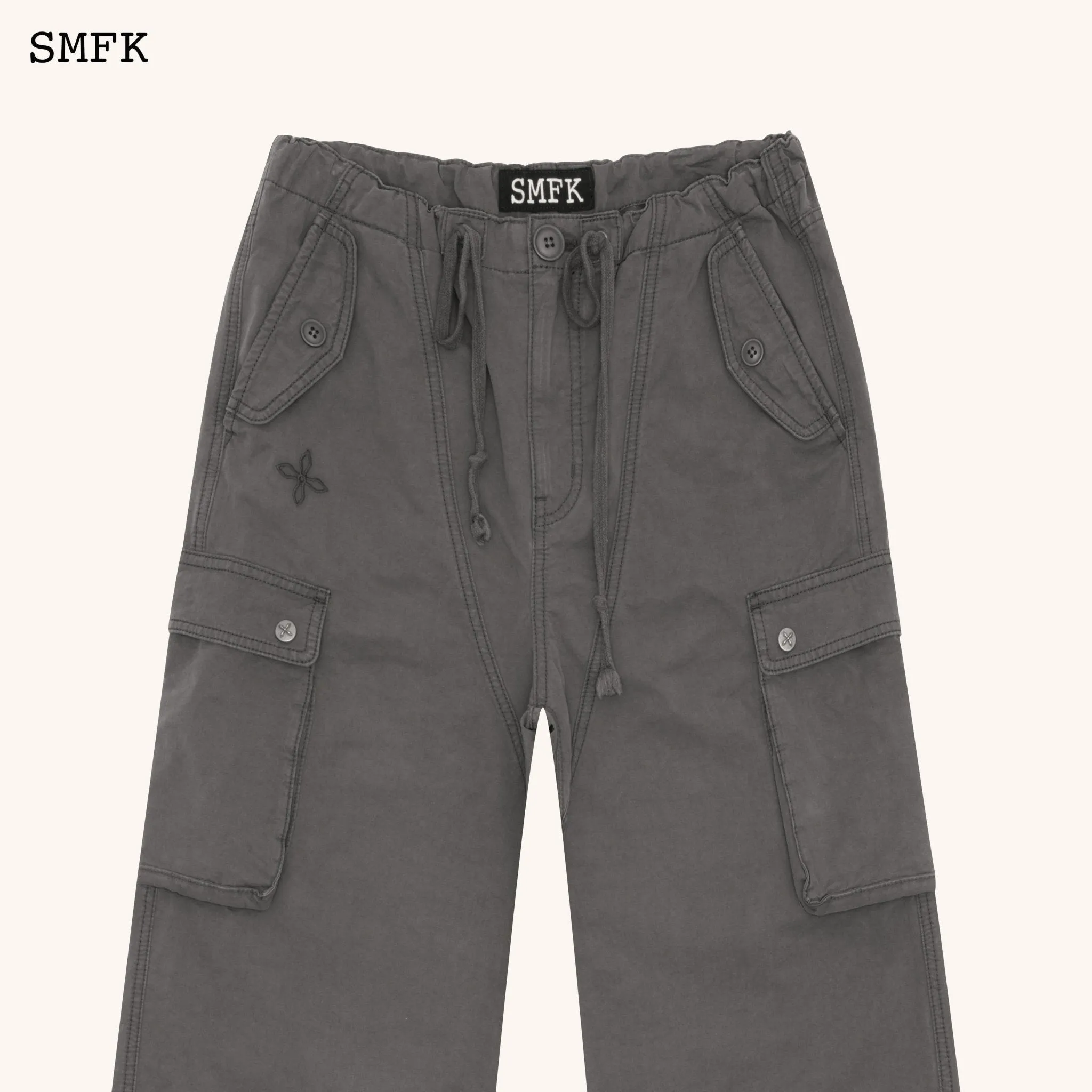 WildWorld Storm Grey Stray Paratrooper Pants