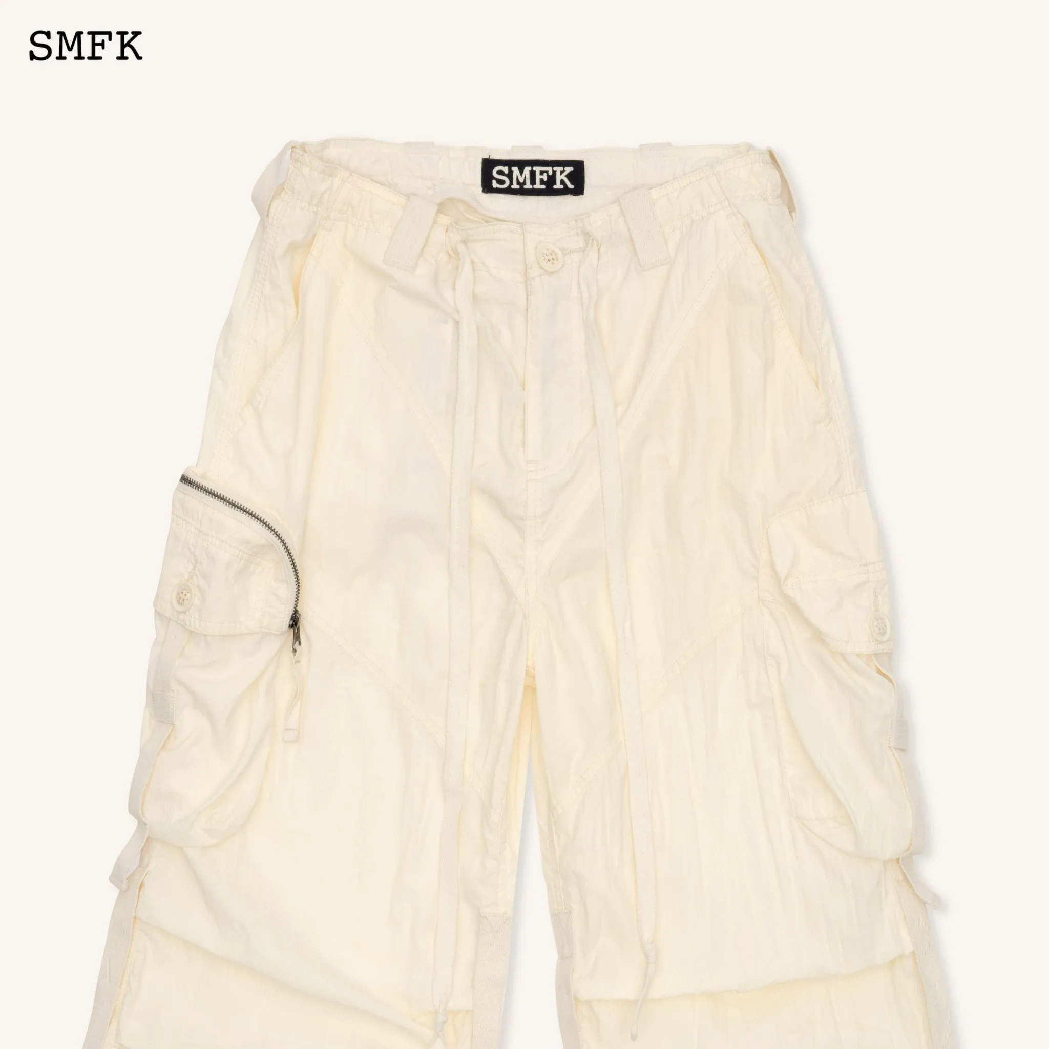 WildWorld Vintage Cream Paratrooper Pants