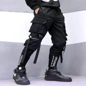 WLS Camouflage Slim Fit Strapped Overalls Cargo Pants