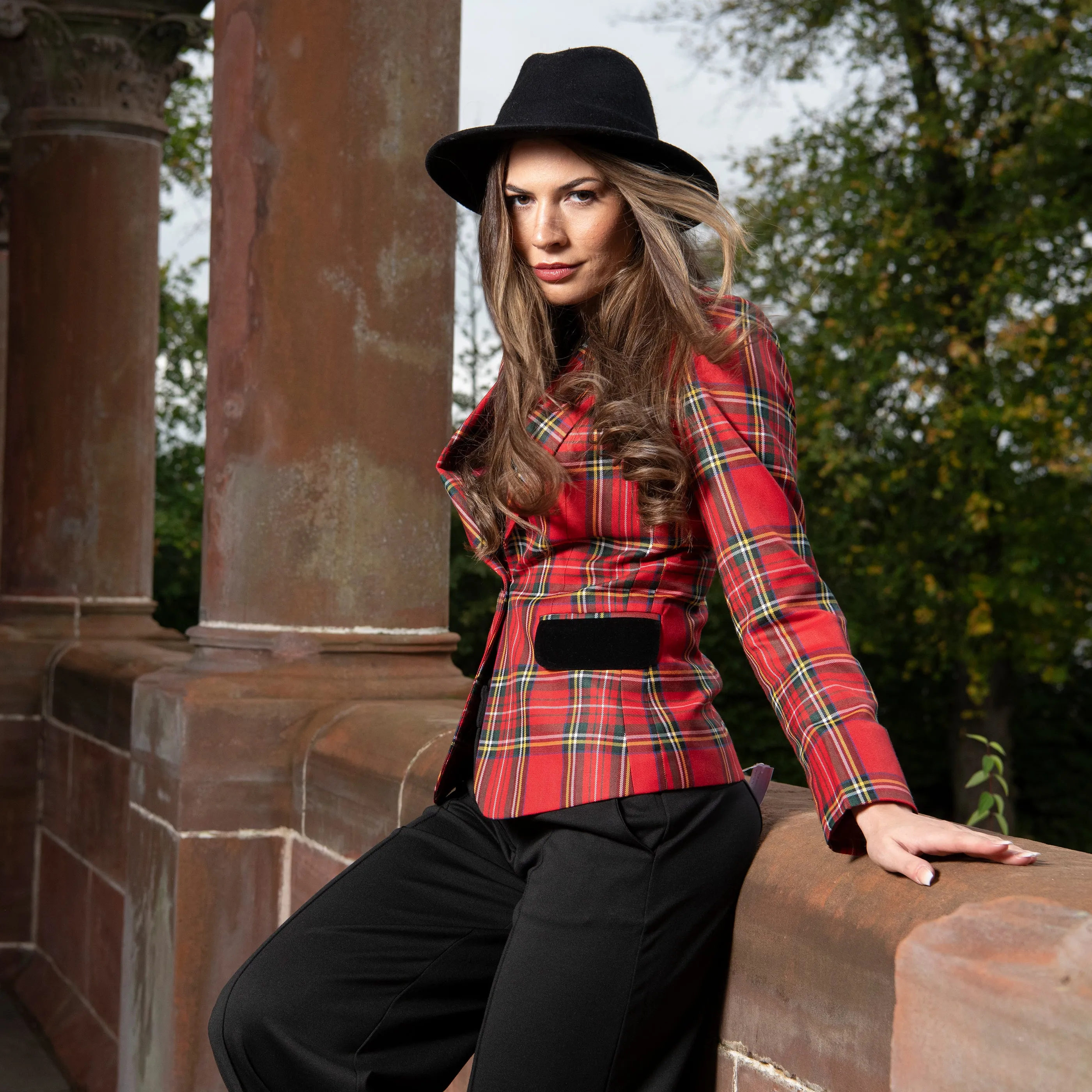 Womens Tartan Blazer - Royal Stewart